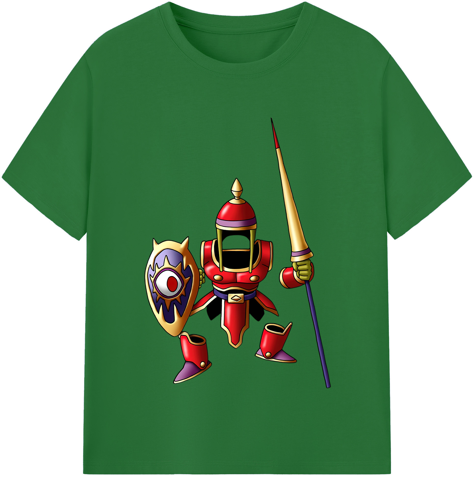 （画像用） ドラゴンクエスト Doragon Kuesuto Dragon Quest 綿100％半袖Tシャツ（フロントプリント）