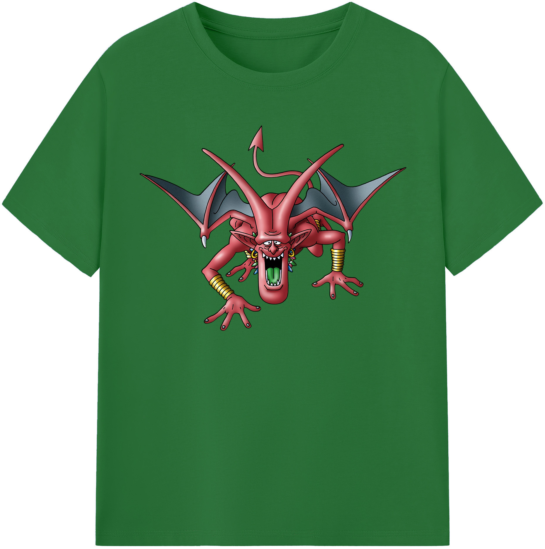 （画像用） ドラゴンクエスト Doragon Kuesuto Dragon Quest 綿100％半袖Tシャツ（フロントプリント）