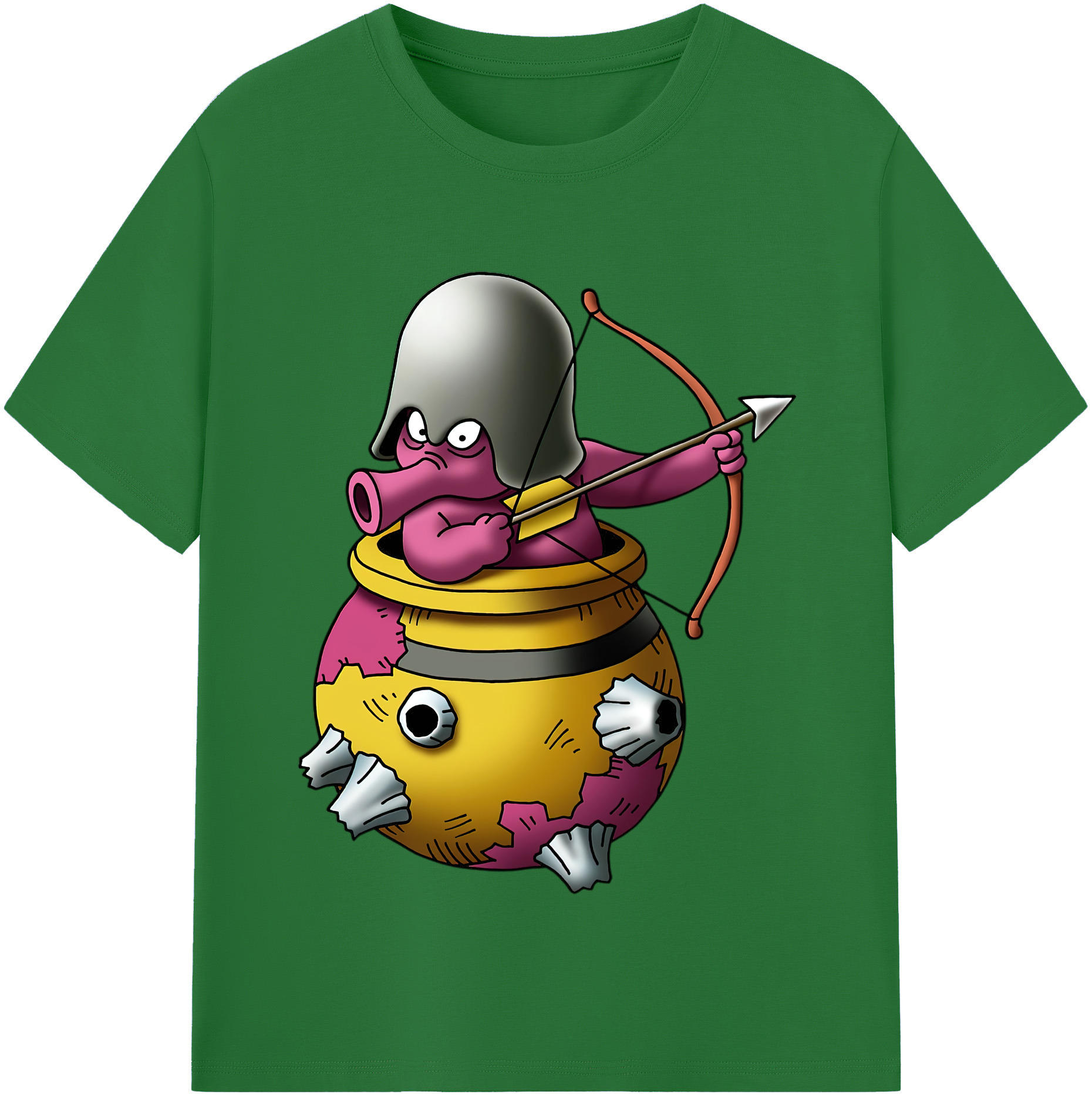 （画像用） ドラゴンクエスト Doragon Kuesuto Dragon Quest 綿100％半袖Tシャツ（フロントプリント）