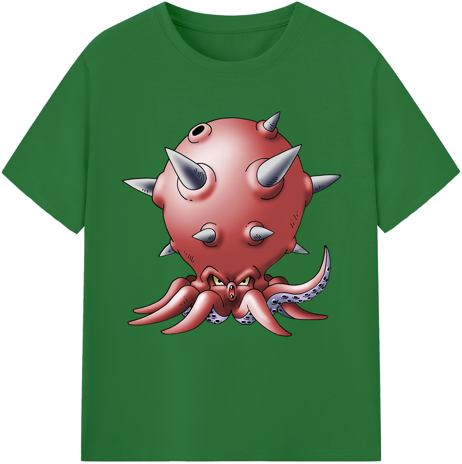 （画像用） ドラゴンクエスト Doragon Kuesuto Dragon Quest 綿100％半袖Tシャツ（フロントプリント）