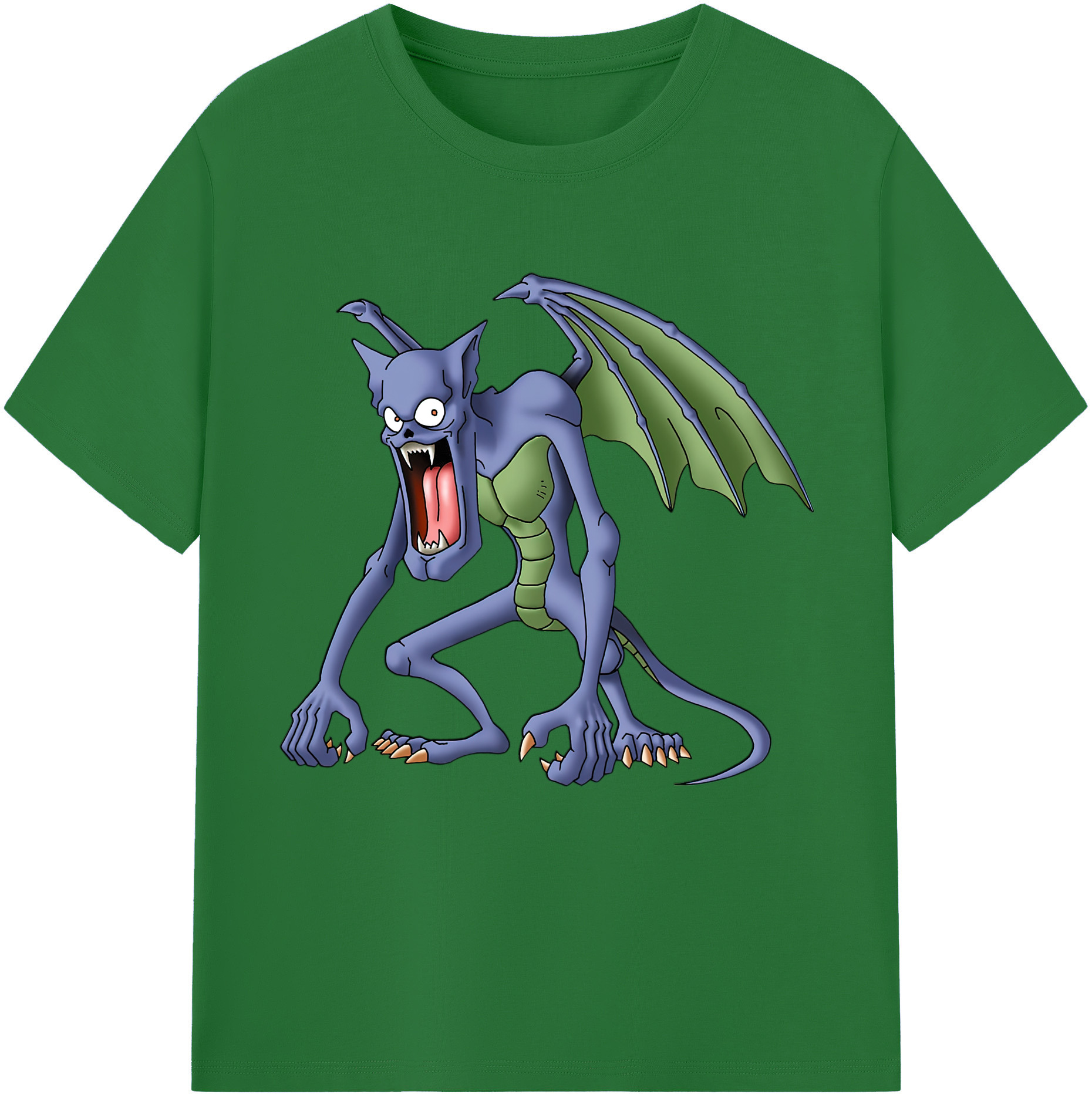 （画像用） ドラゴンクエスト Doragon Kuesuto Dragon Quest 綿100％半袖Tシャツ（フロントプリント）