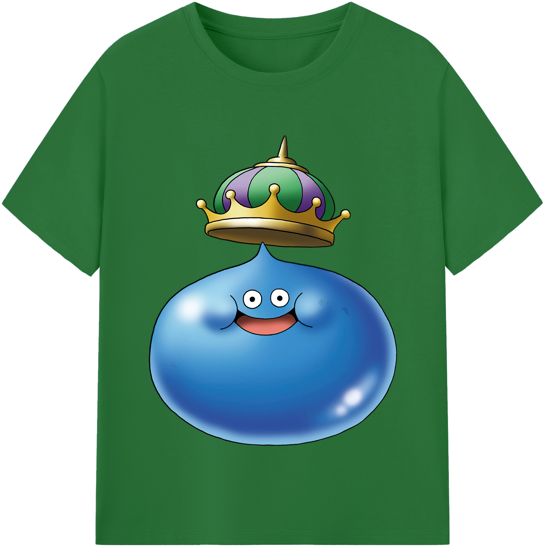 （画像用） ドラゴンクエスト Doragon Kuesuto Dragon Quest 綿100％半袖Tシャツ（フロントプリント）