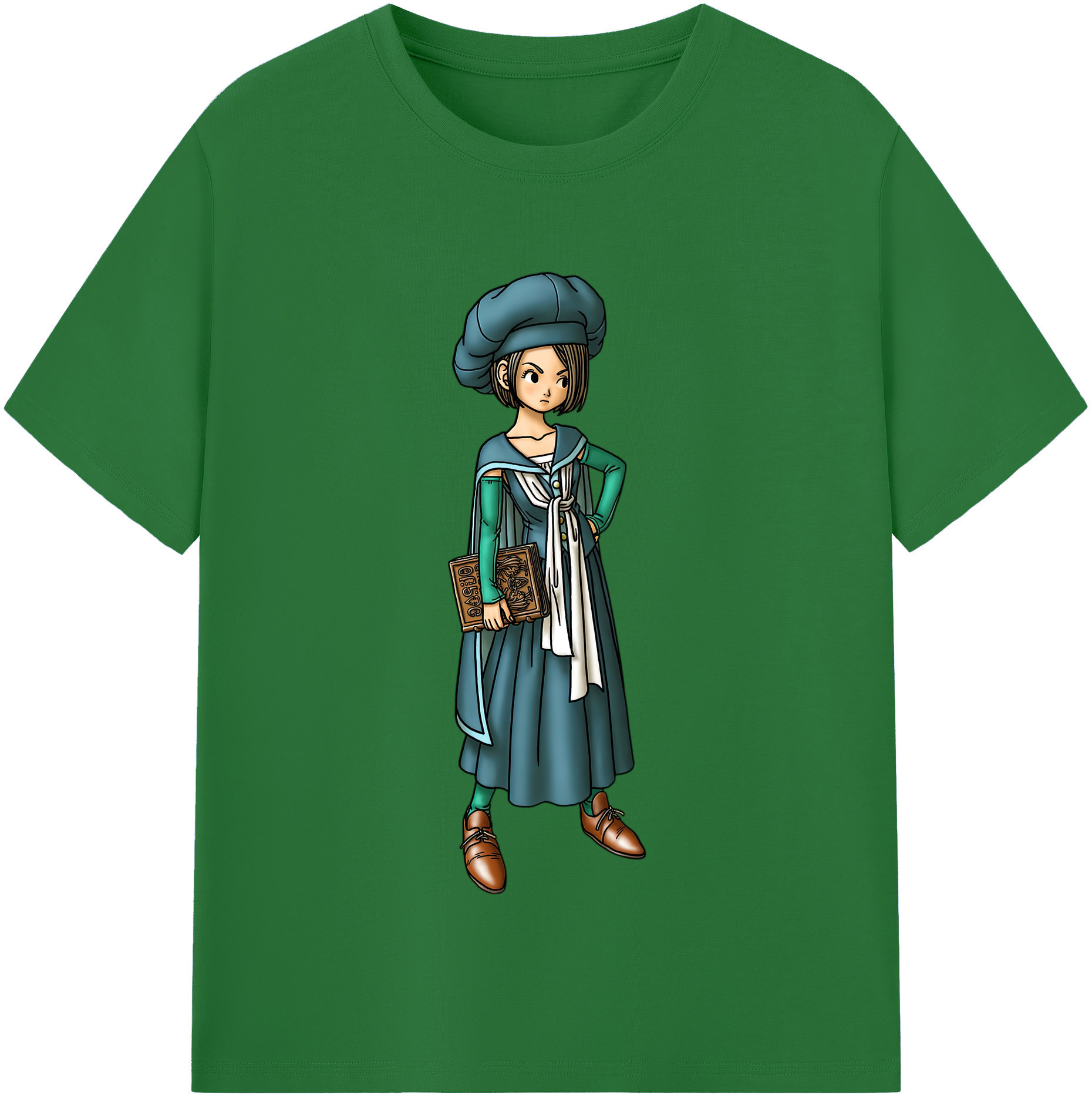 （画像用） ドラゴンクエスト Doragon Kuesuto Dragon Quest 綿100％半袖Tシャツ（フロントプリント）