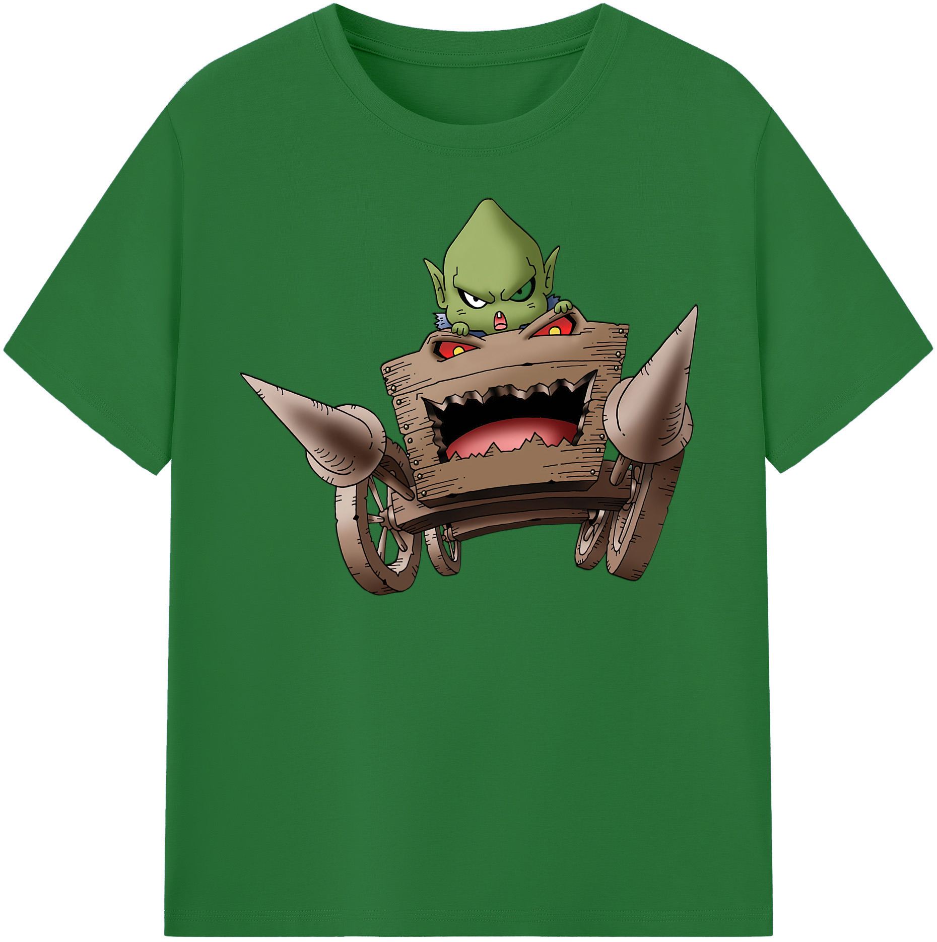 （画像用） ドラゴンクエスト Doragon Kuesuto Dragon Quest 綿100％半袖Tシャツ（フロントプリント）