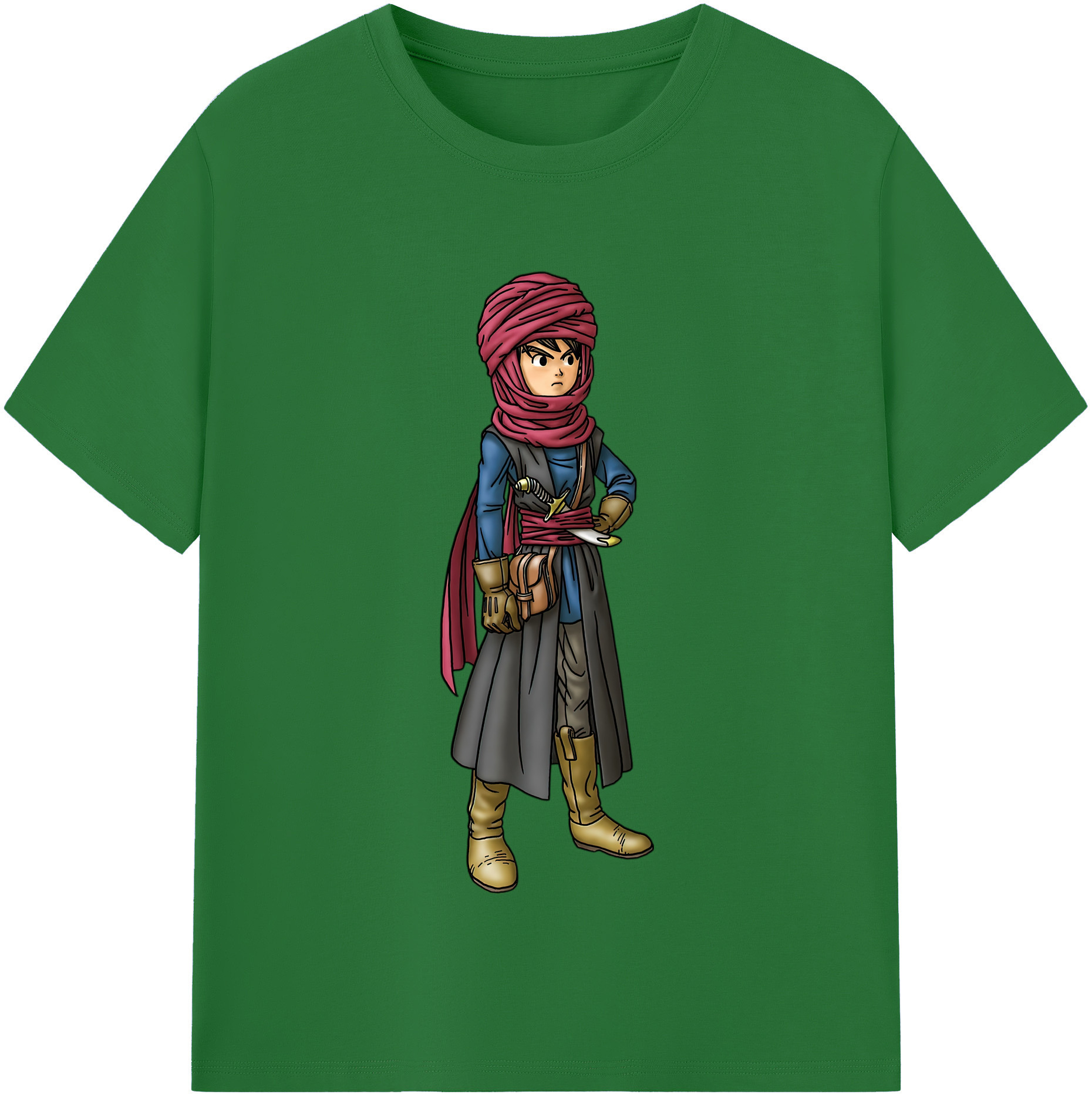 （画像用） ドラゴンクエスト Doragon Kuesuto Dragon Quest 綿100％半袖Tシャツ（フロントプリント）