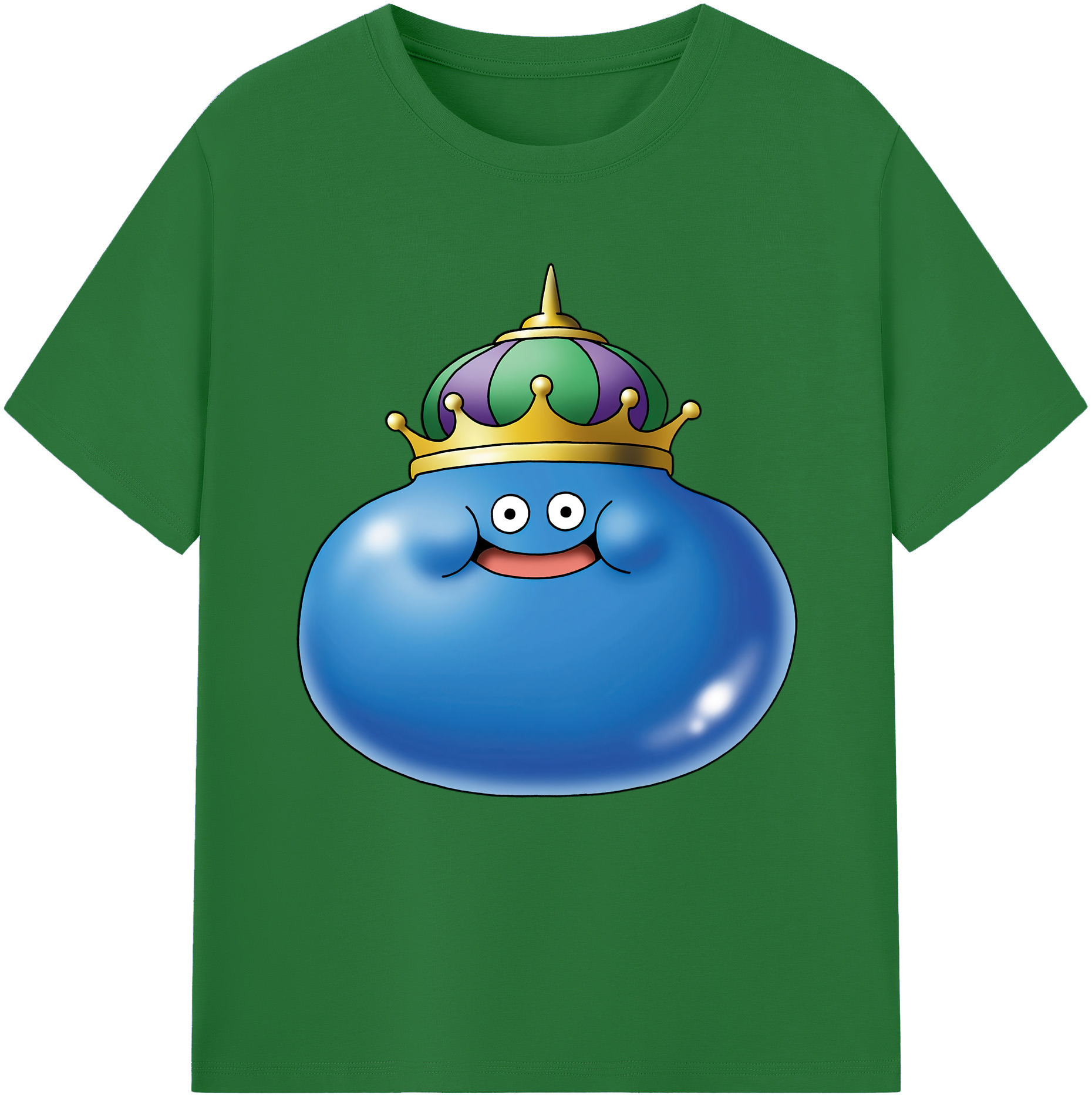 （画像用） ドラゴンクエスト Doragon Kuesuto Dragon Quest 綿100％半袖Tシャツ（フロントプリント）