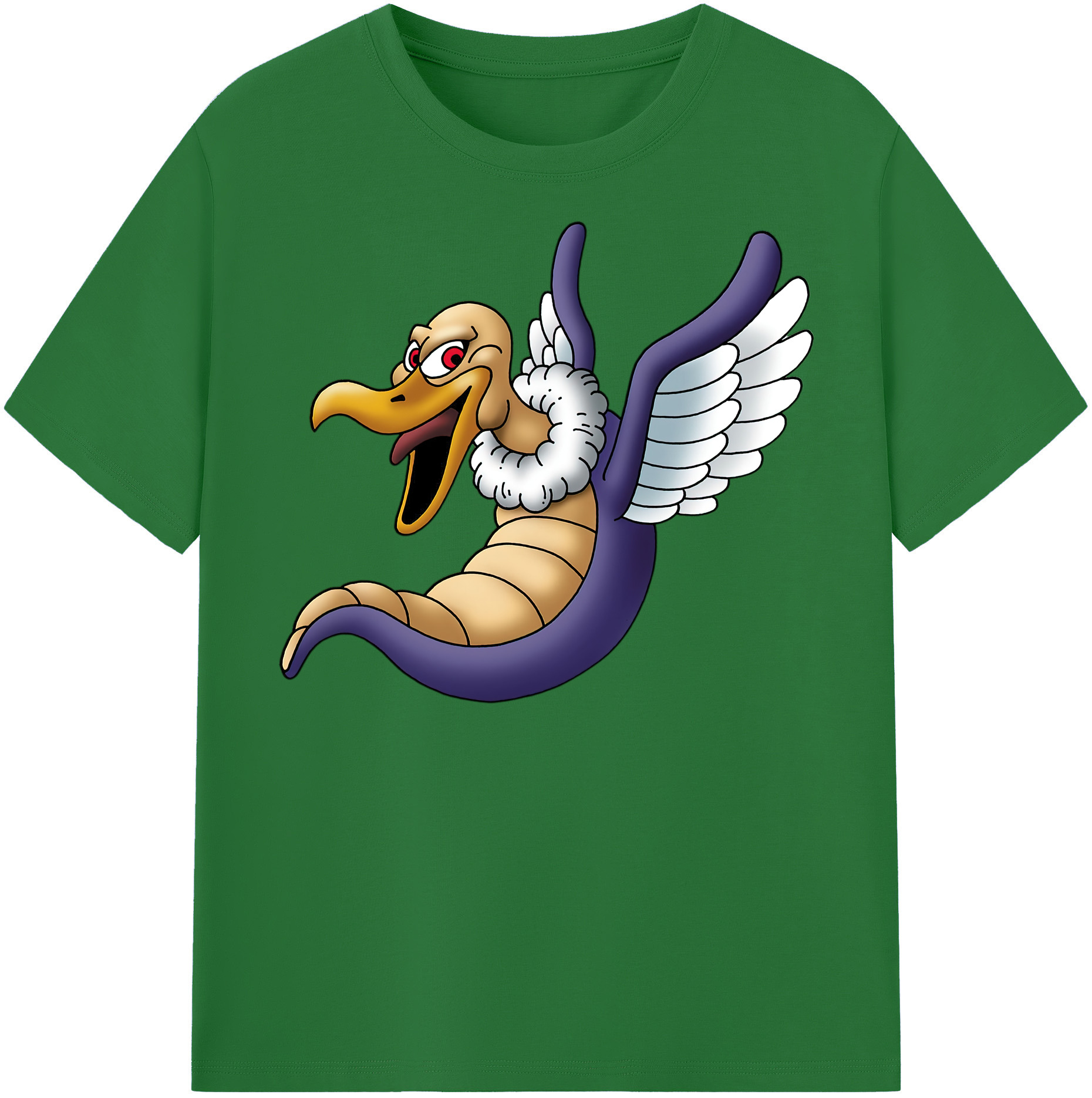 （画像用） ドラゴンクエスト Doragon Kuesuto Dragon Quest 綿100％半袖Tシャツ（フロントプリント）