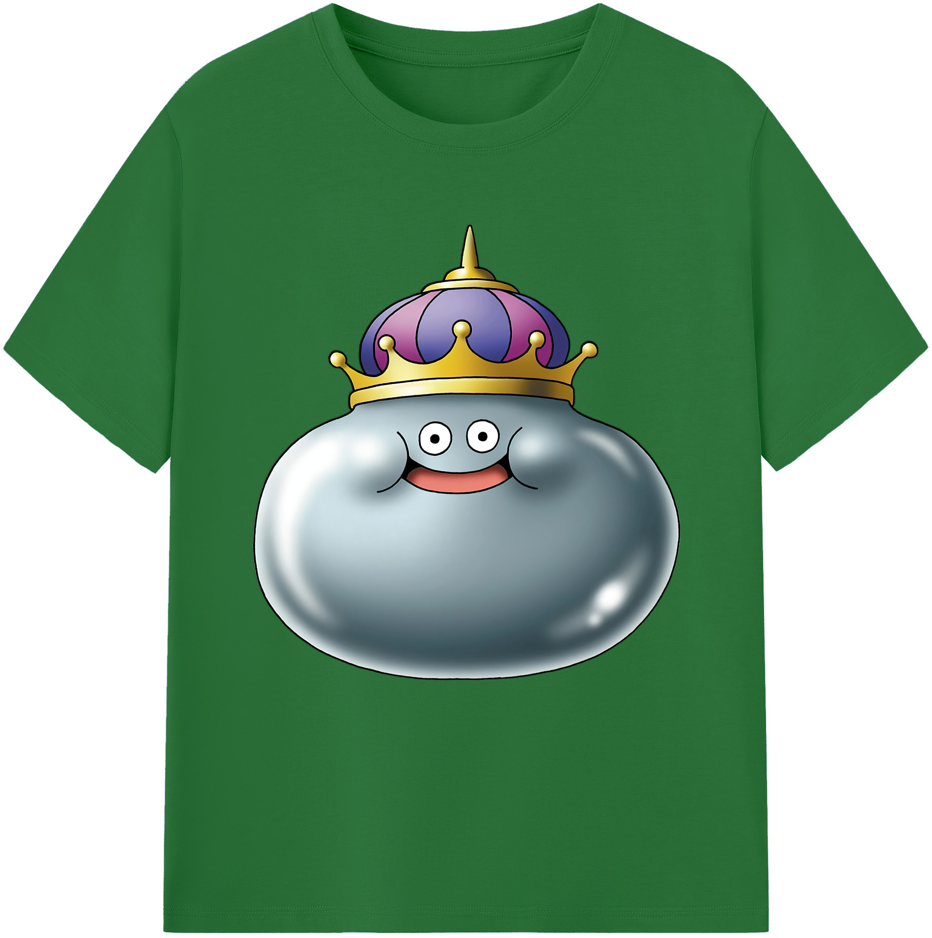 （画像用） ドラゴンクエスト Doragon Kuesuto Dragon Quest 綿100％半袖Tシャツ（フロントプリント）