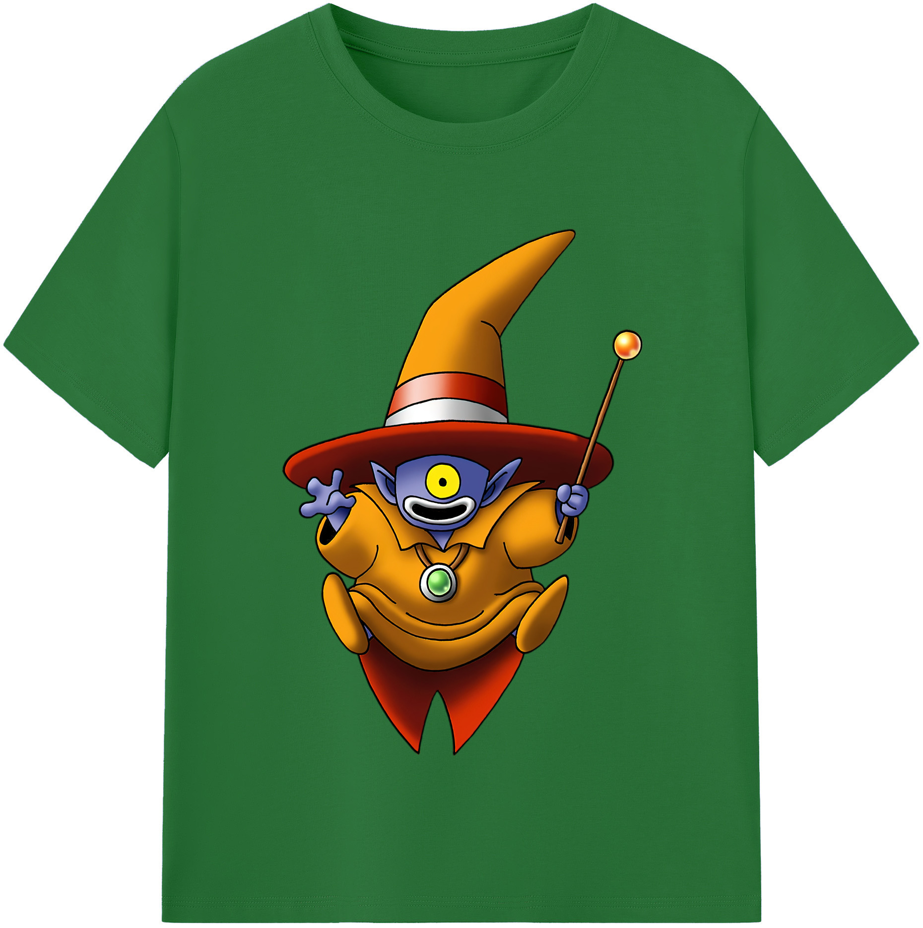 （画像用） ドラゴンクエスト Doragon Kuesuto Dragon Quest 綿100％半袖Tシャツ（フロントプリント）