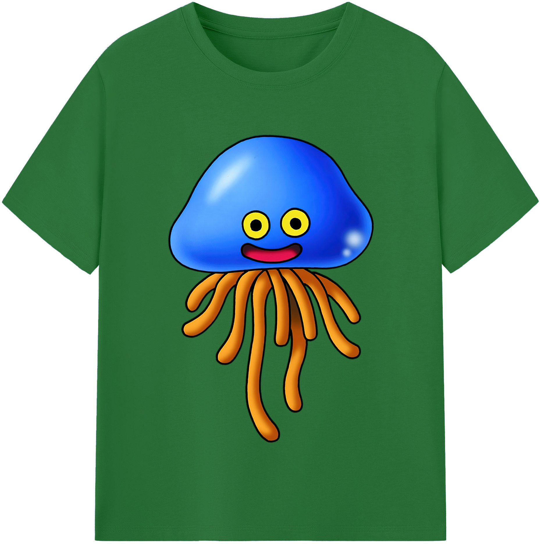（画像用） ドラゴンクエスト Doragon Kuesuto Dragon Quest 綿100％半袖Tシャツ（フロントプリント）