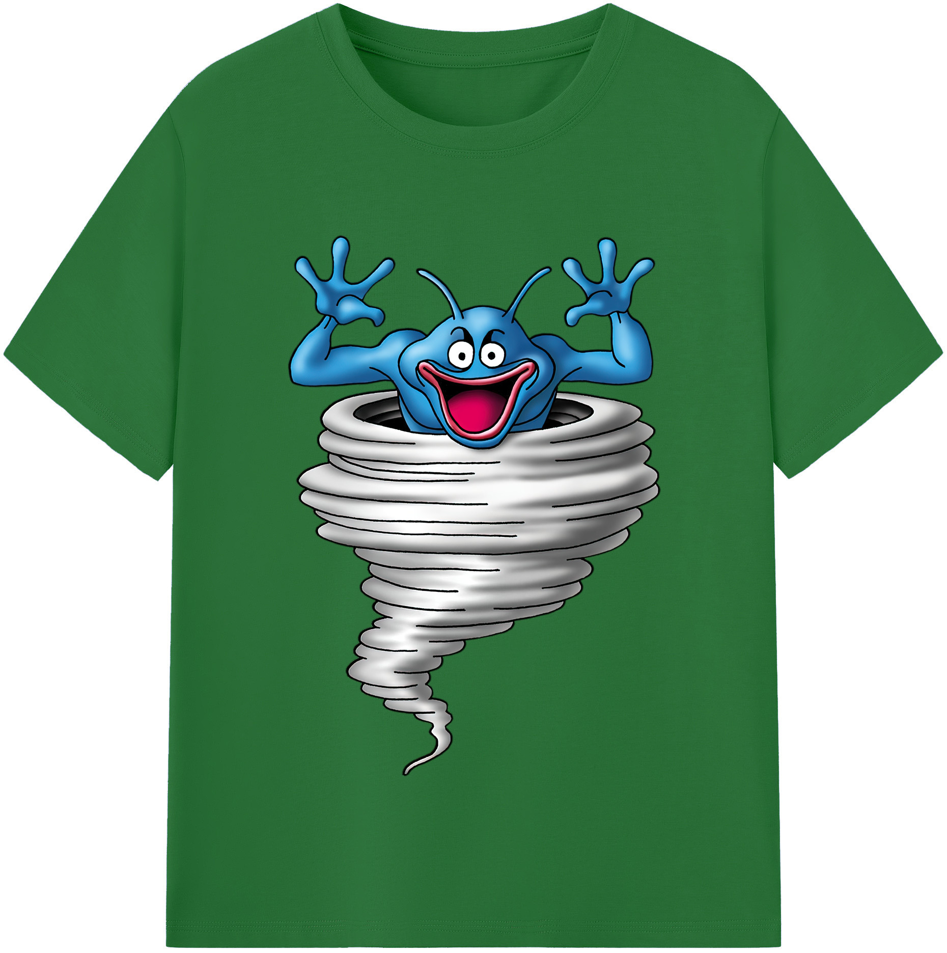 （画像用） ドラゴンクエスト Doragon Kuesuto Dragon Quest 綿100％半袖Tシャツ（フロントプリント）