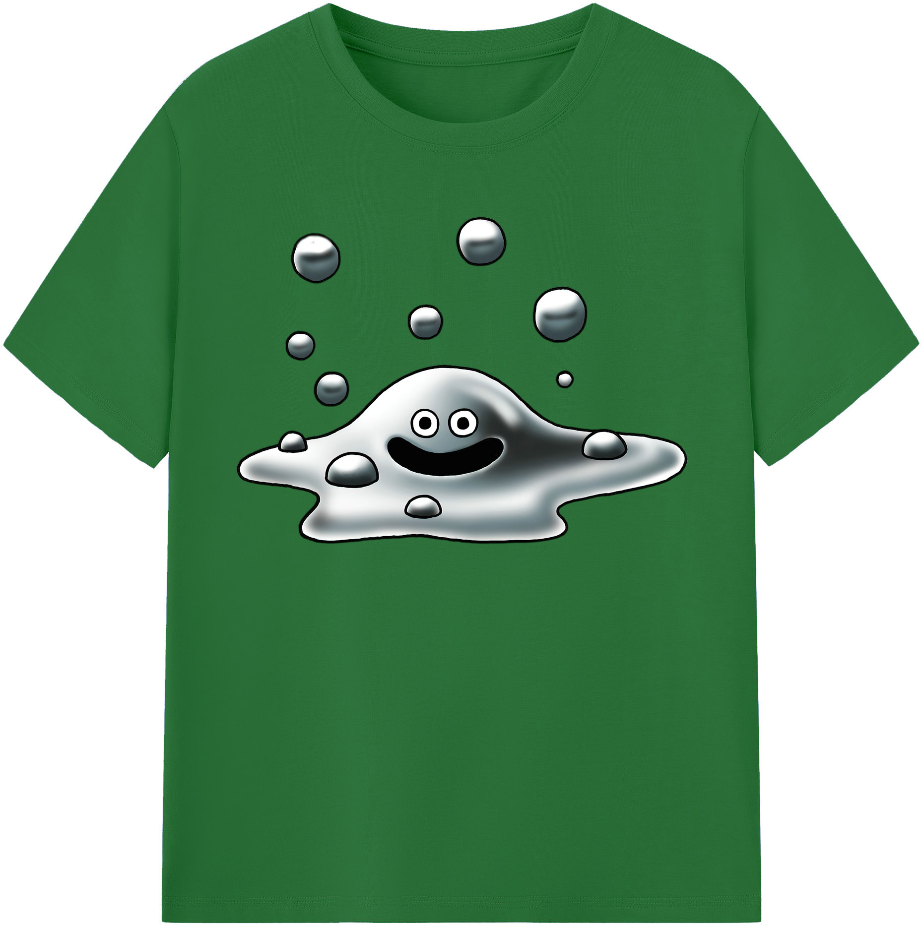 （画像用） ドラゴンクエスト Doragon Kuesuto Dragon Quest 綿100％半袖Tシャツ（フロントプリント）
