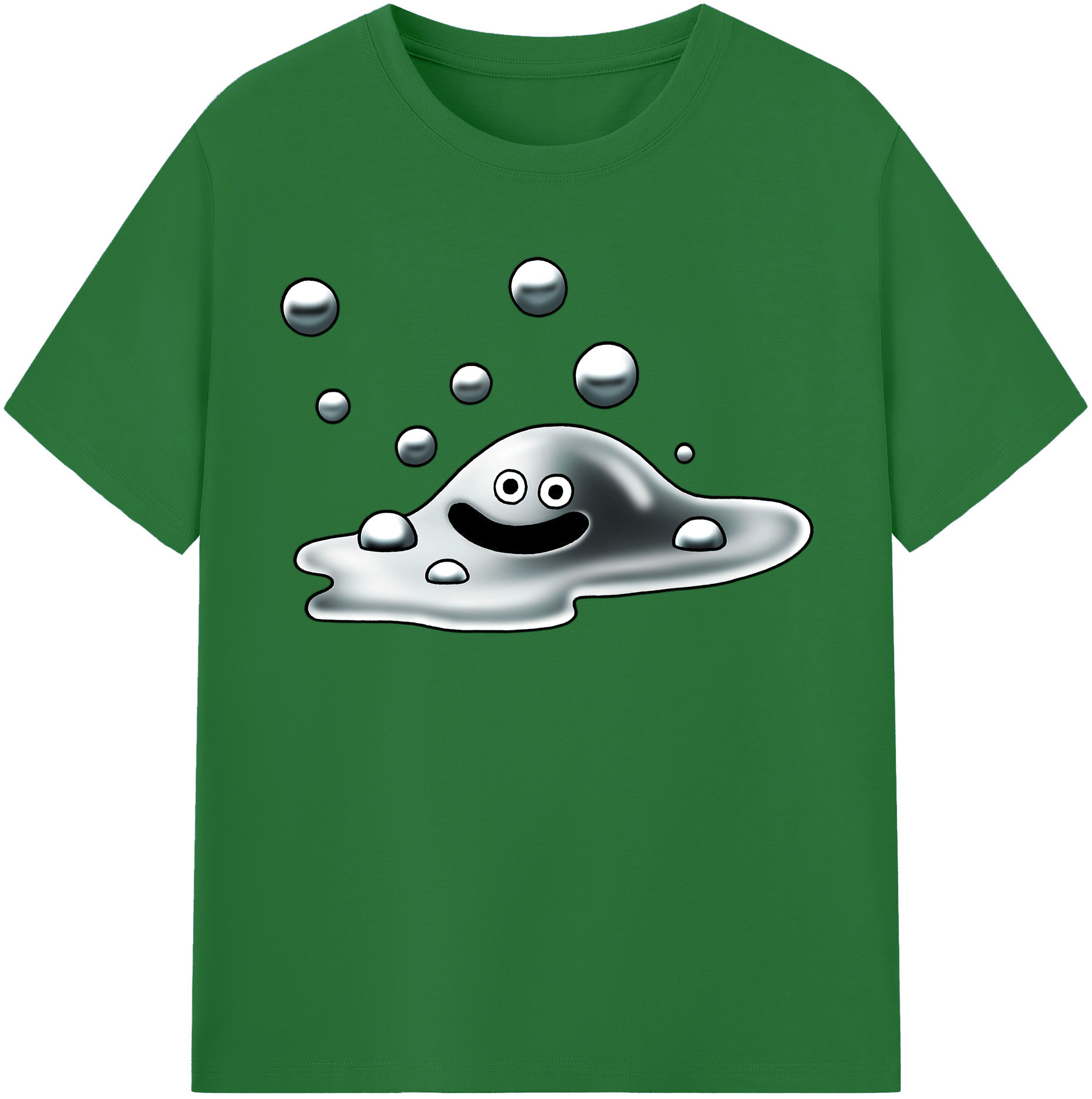 （画像用） ドラゴンクエスト Doragon Kuesuto Dragon Quest 綿100％半袖Tシャツ（フロントプリント）