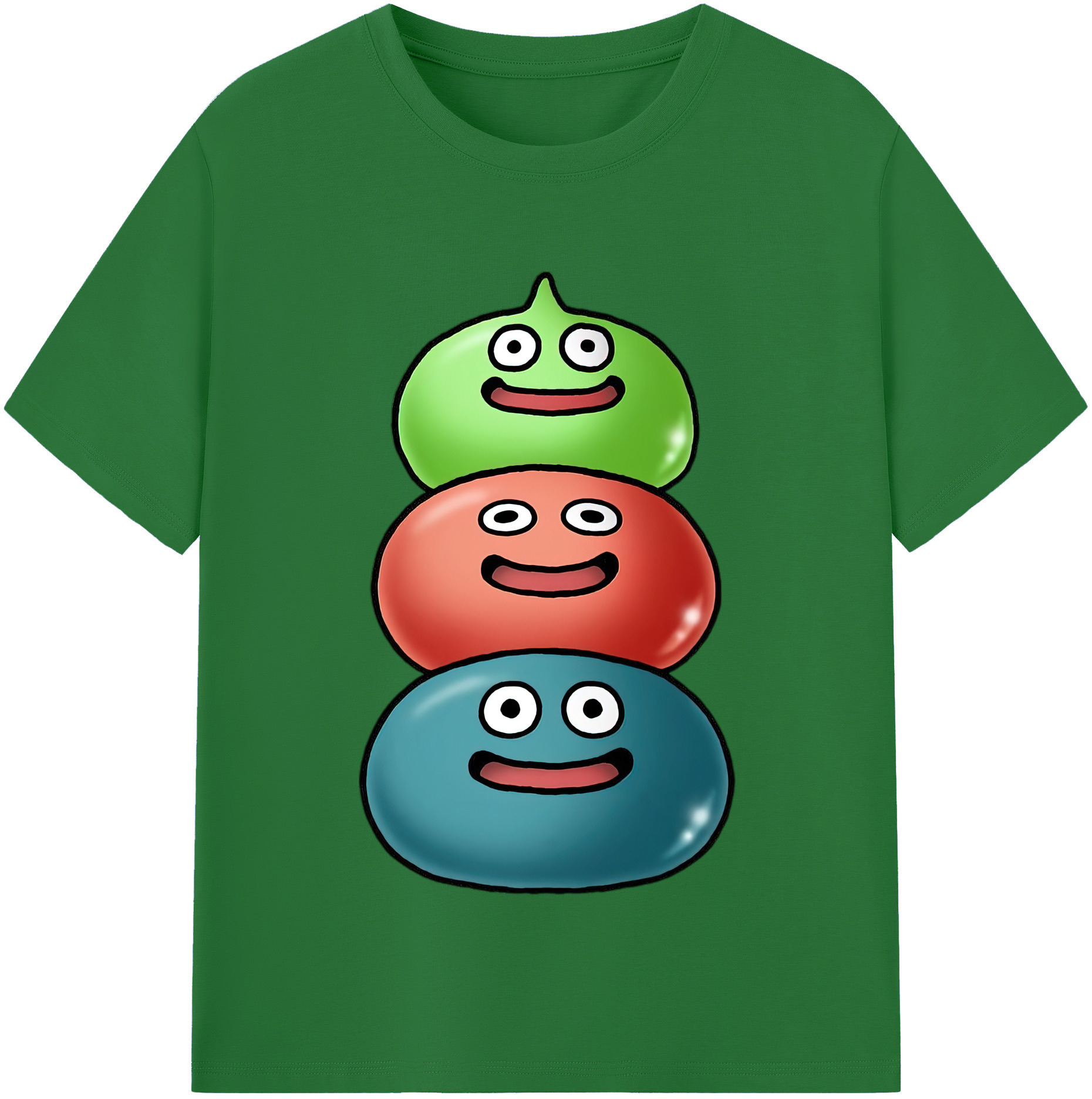 （画像用） ドラゴンクエスト Doragon Kuesuto Dragon Quest 綿100％半袖Tシャツ（フロントプリント）