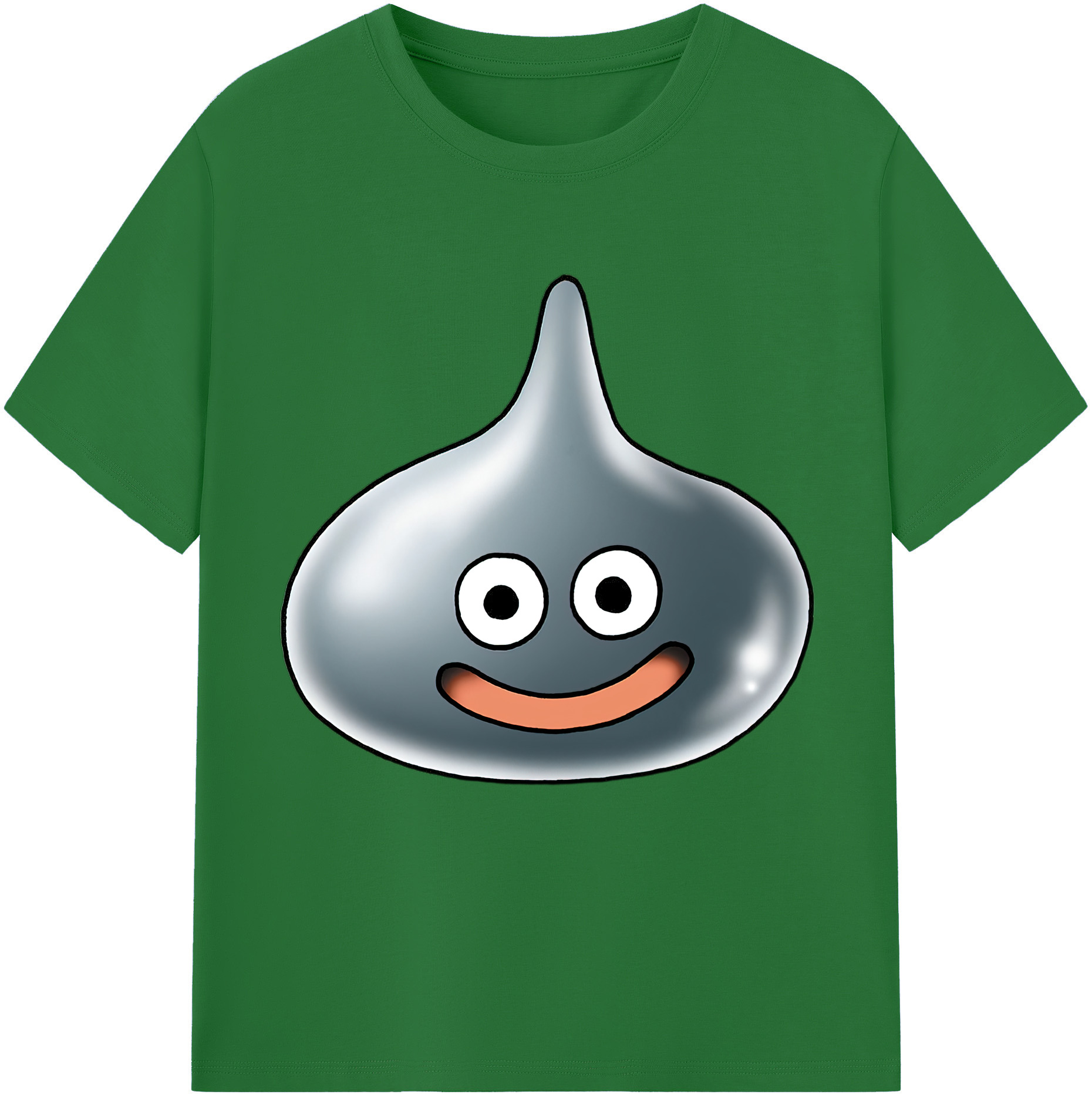 （画像用） ドラゴンクエスト Doragon Kuesuto Dragon Quest 綿100％半袖Tシャツ（フロントプリント）