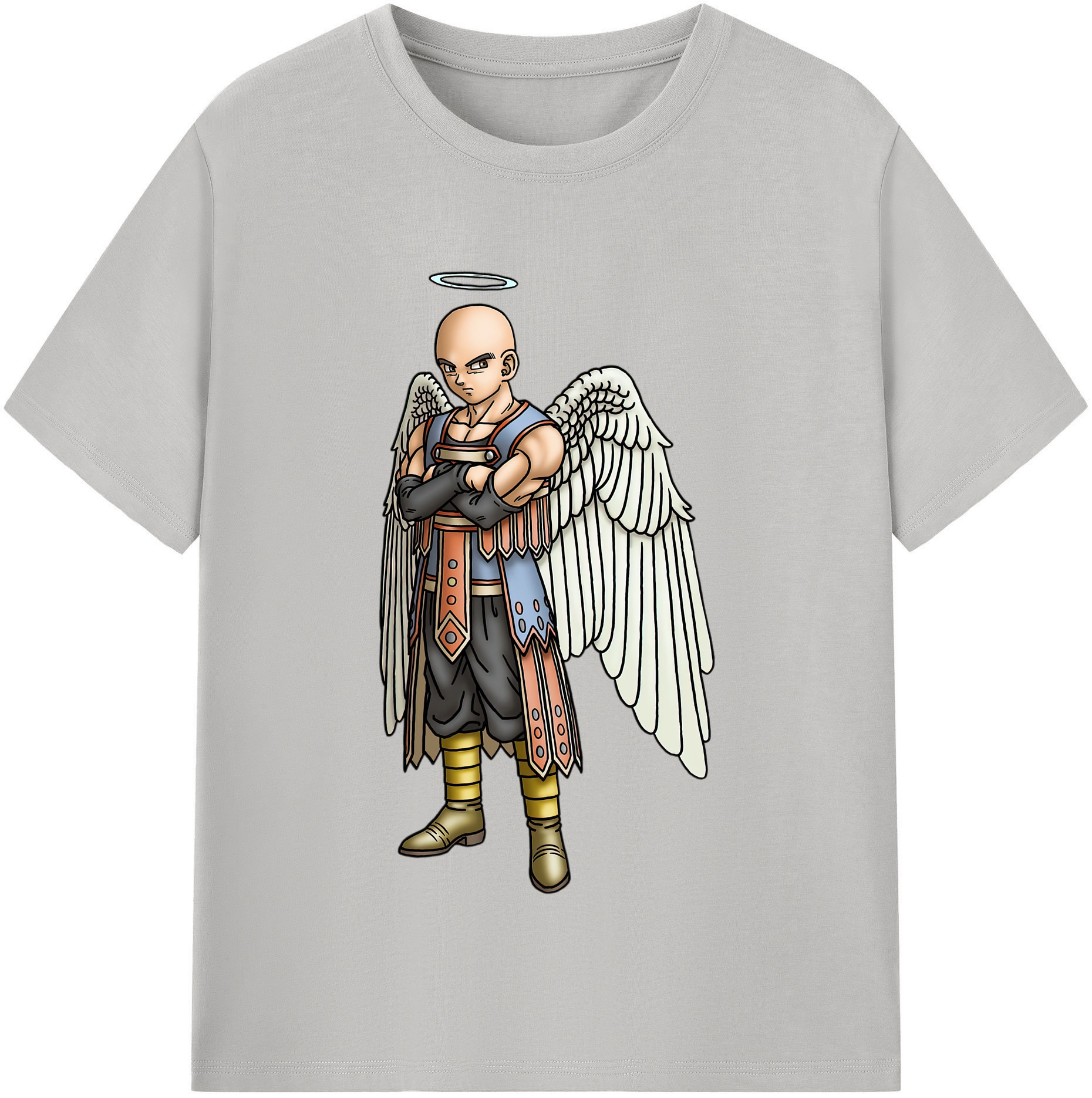 （画像用） ドラゴンクエスト Doragon Kuesuto Dragon Quest 綿100％半袖Tシャツ（フロントプリント）