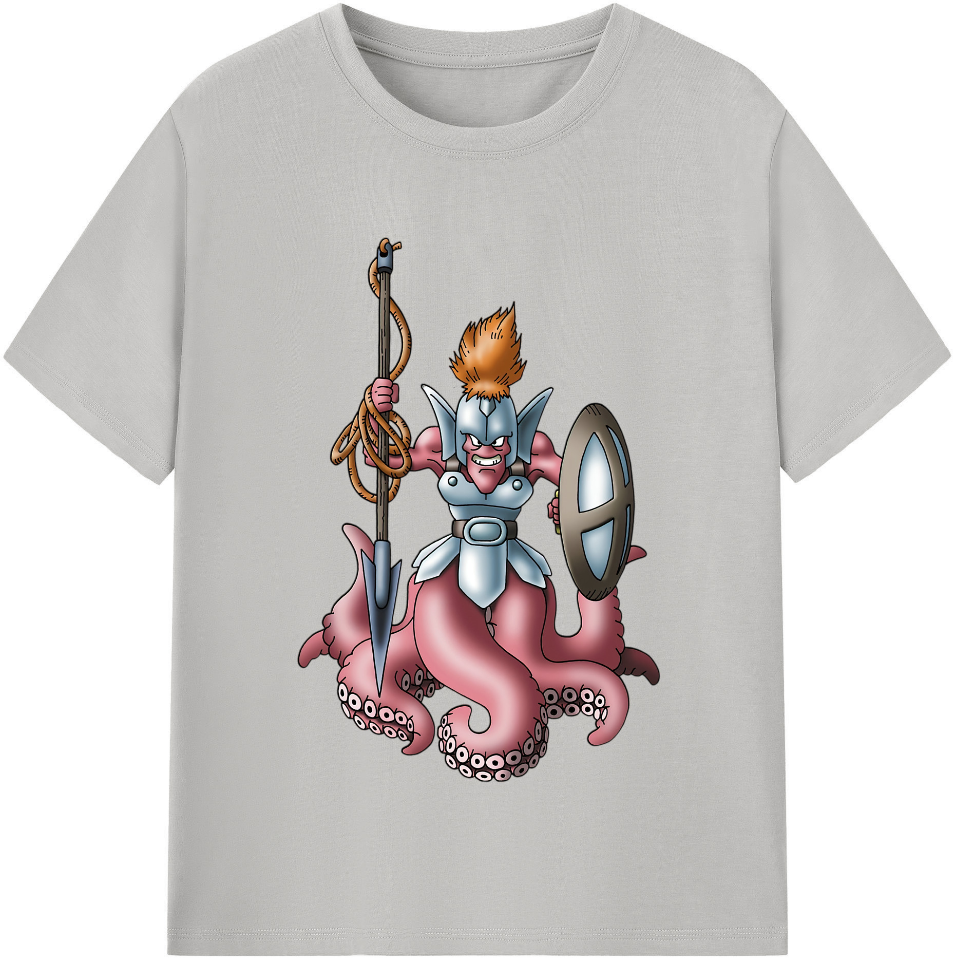 （画像用） ドラゴンクエスト Doragon Kuesuto Dragon Quest 綿100％半袖Tシャツ（フロントプリント）