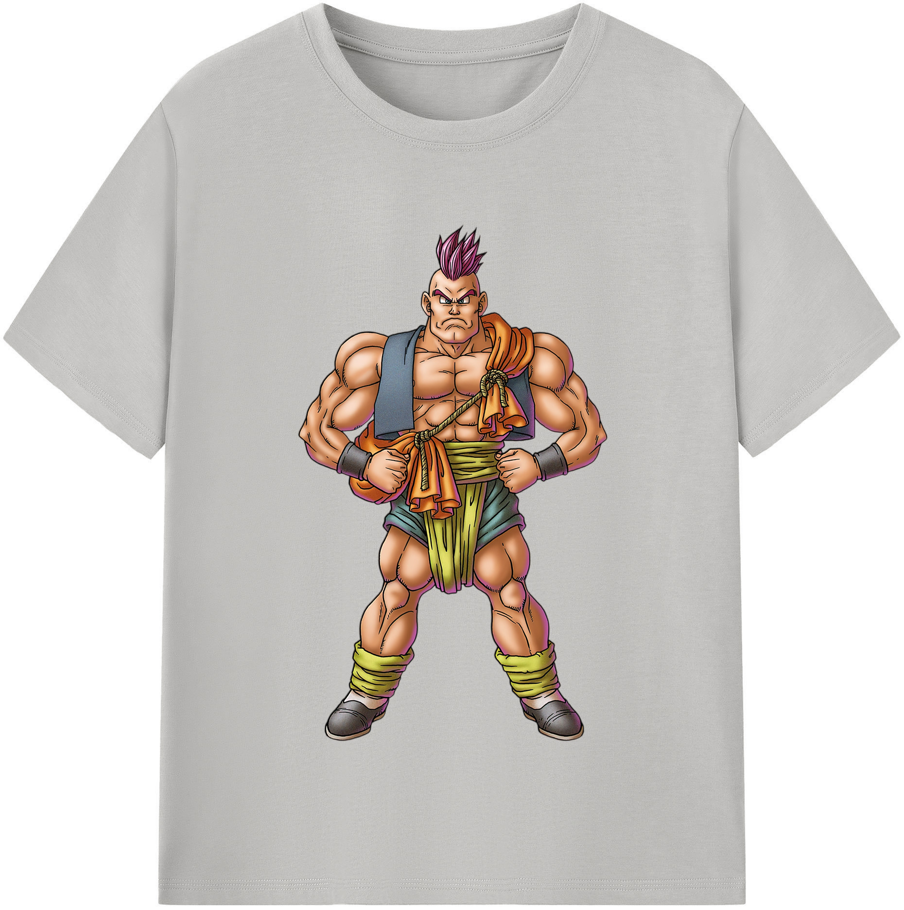 （画像用） ドラゴンクエスト Doragon Kuesuto Dragon Quest 綿100％半袖Tシャツ（フロントプリント）