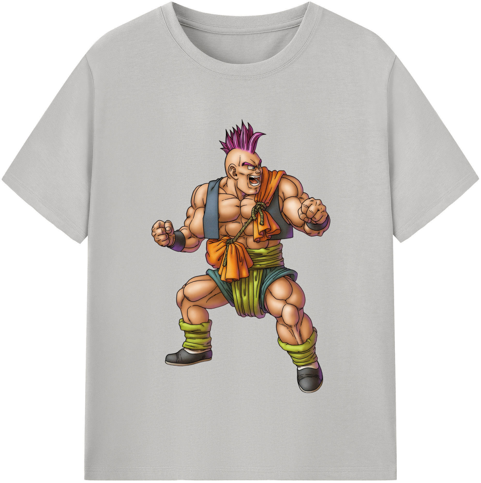 （画像用） ドラゴンクエスト Doragon Kuesuto Dragon Quest 綿100％半袖Tシャツ（フロントプリント）
