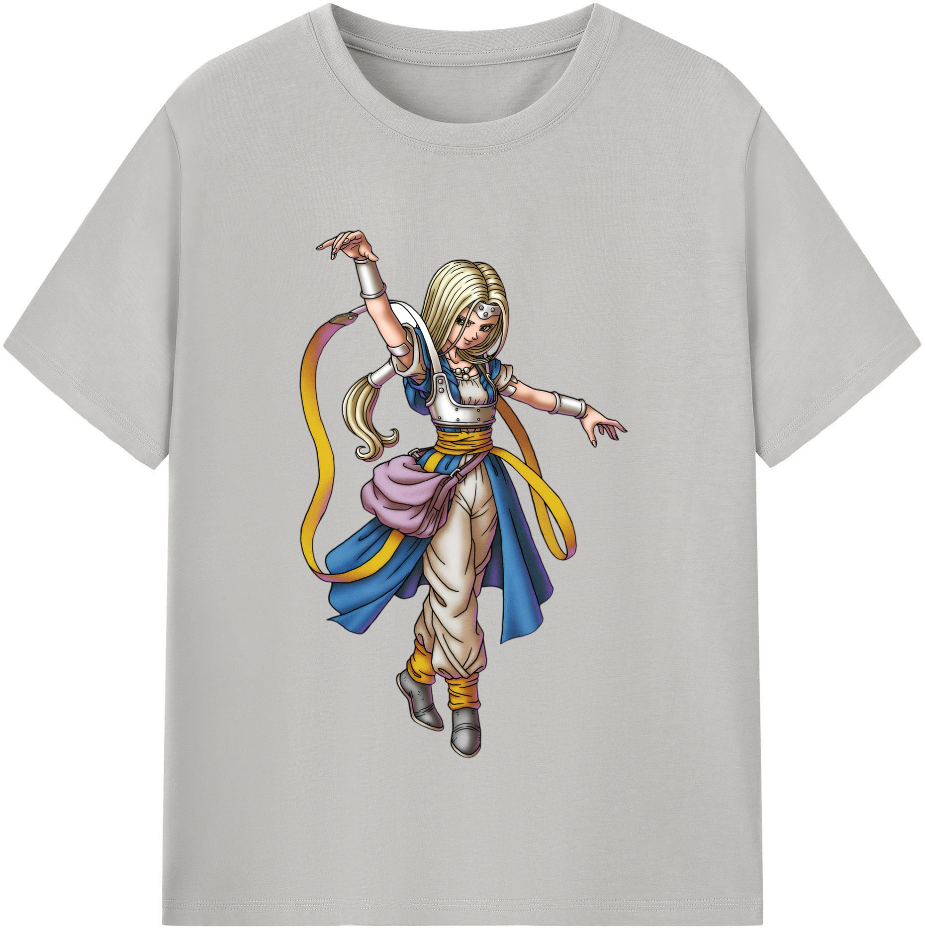（画像用） ドラゴンクエスト Doragon Kuesuto Dragon Quest 綿100％半袖Tシャツ（フロントプリント）