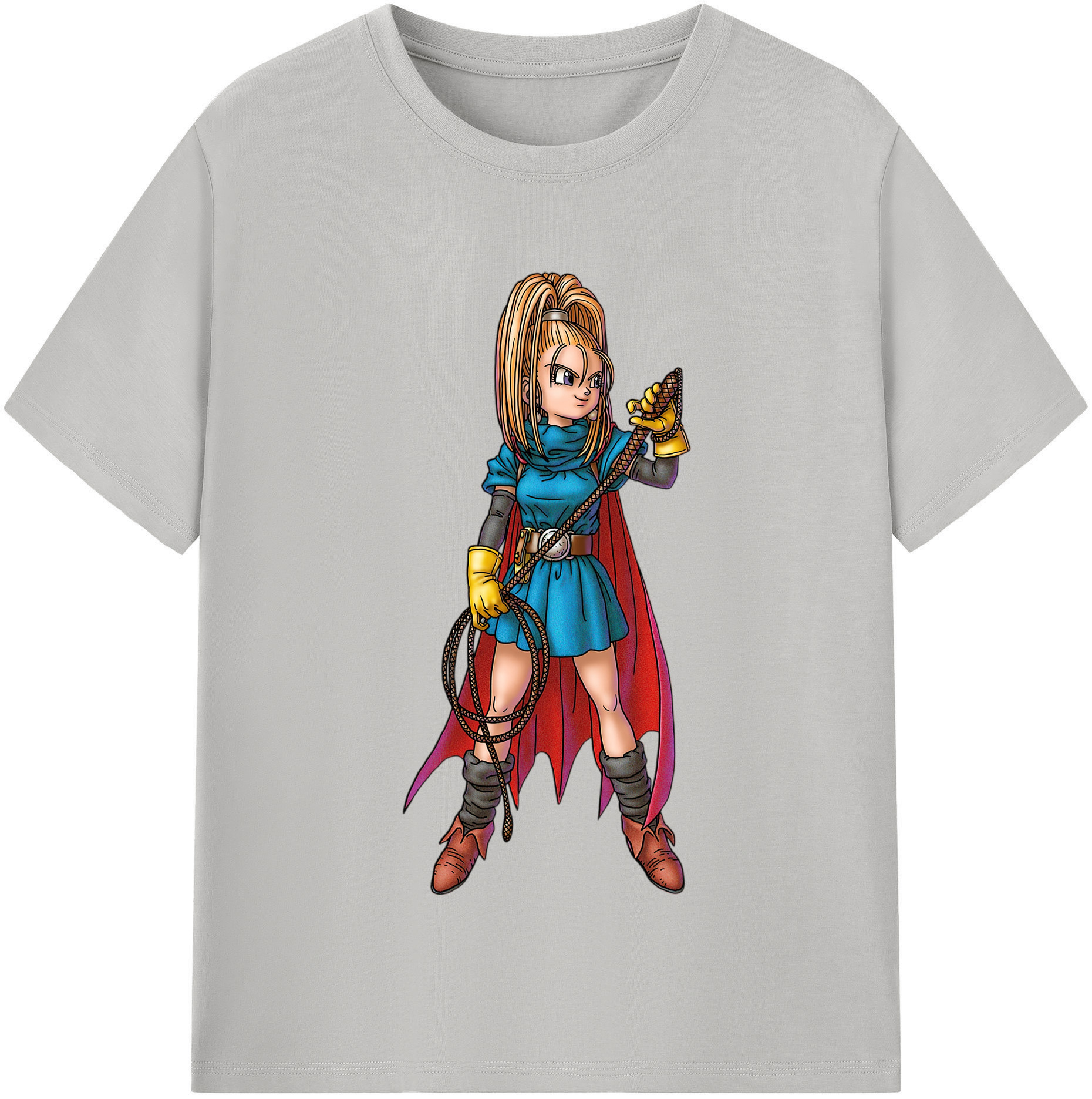 （画像用） ドラゴンクエスト Doragon Kuesuto Dragon Quest 綿100％半袖Tシャツ（フロントプリント）