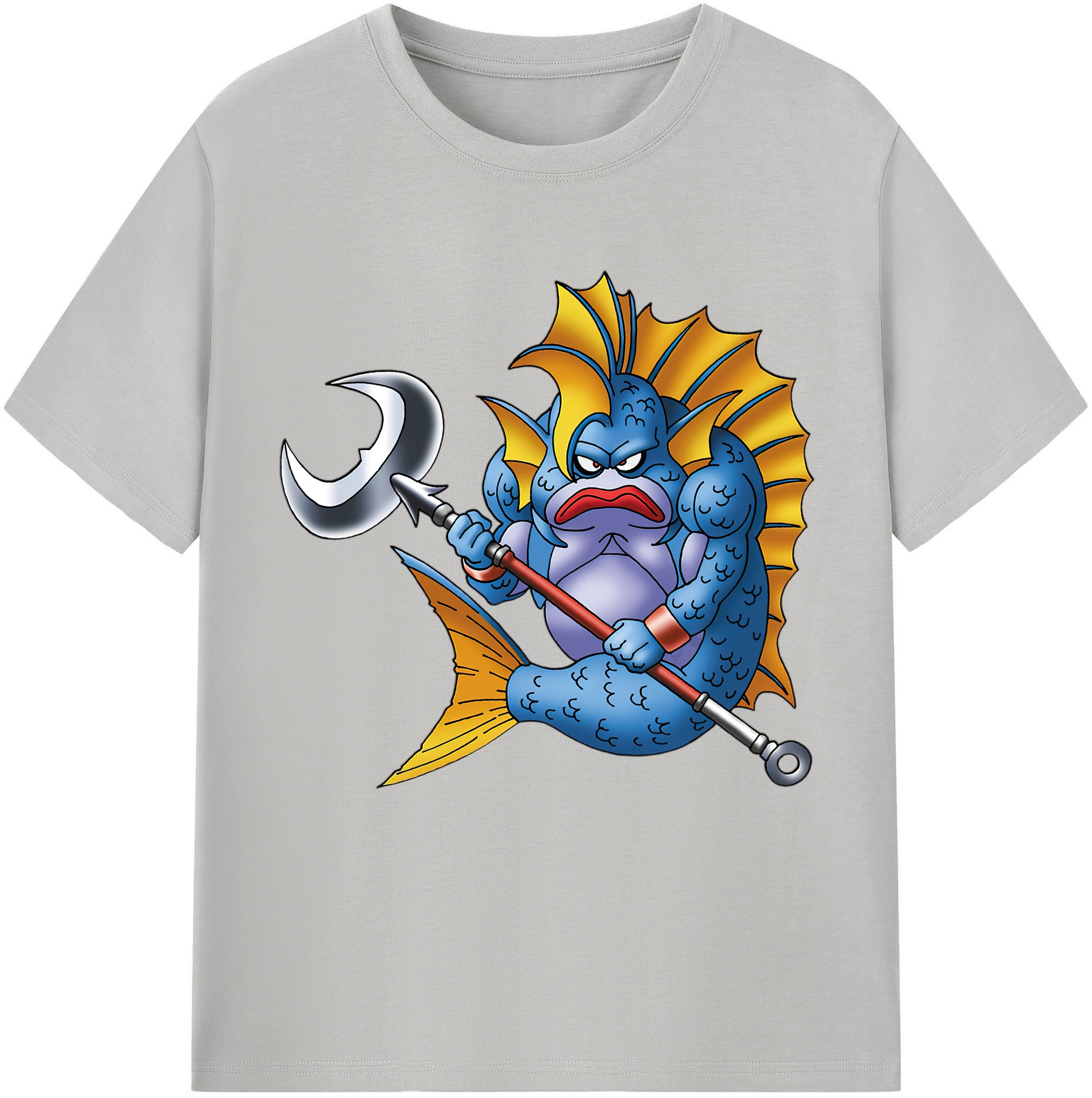 （画像用） ドラゴンクエスト Doragon Kuesuto Dragon Quest 綿100％半袖Tシャツ（フロントプリント）