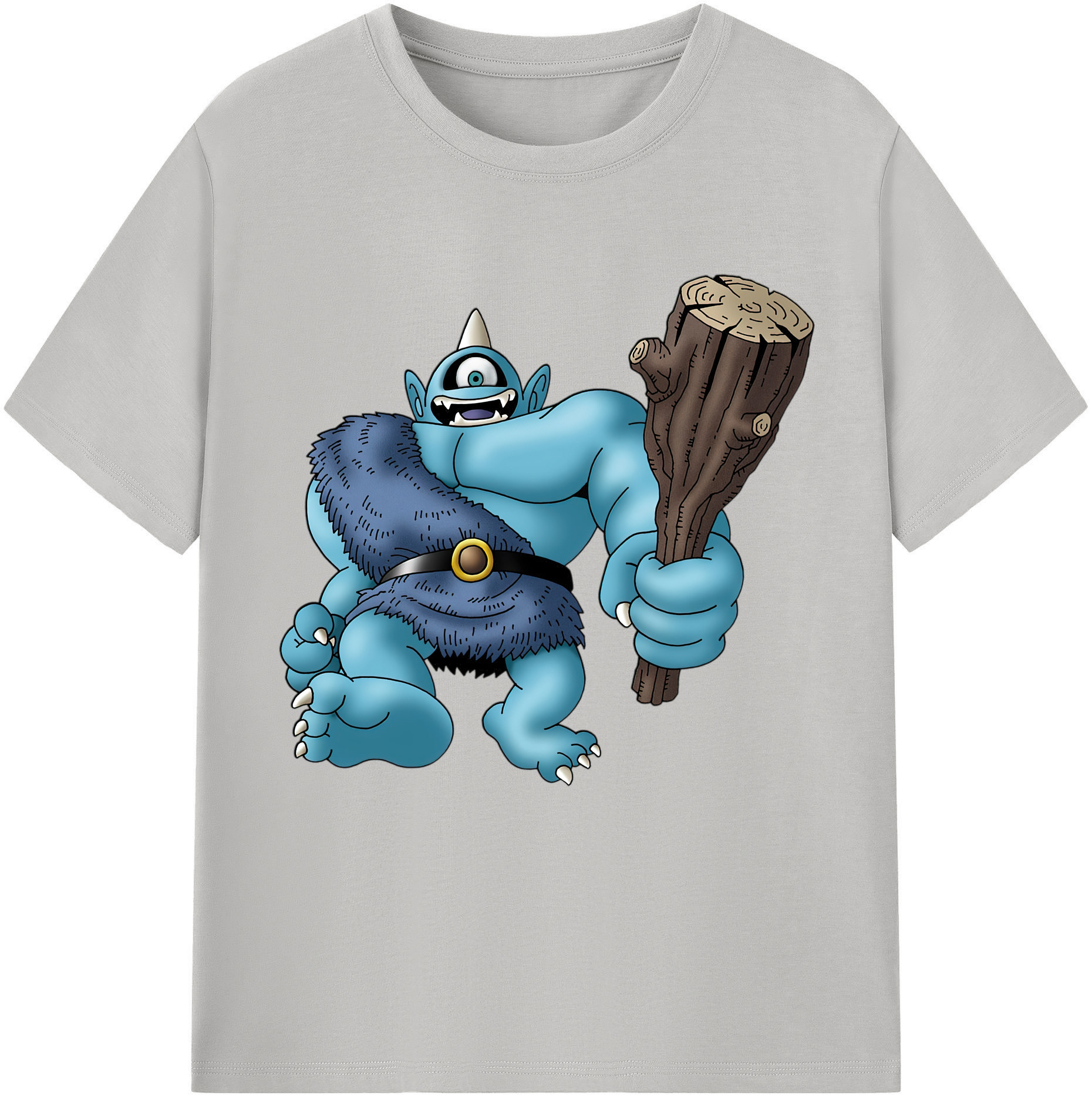 （画像用） ドラゴンクエスト Doragon Kuesuto Dragon Quest 綿100％半袖Tシャツ（フロントプリント）