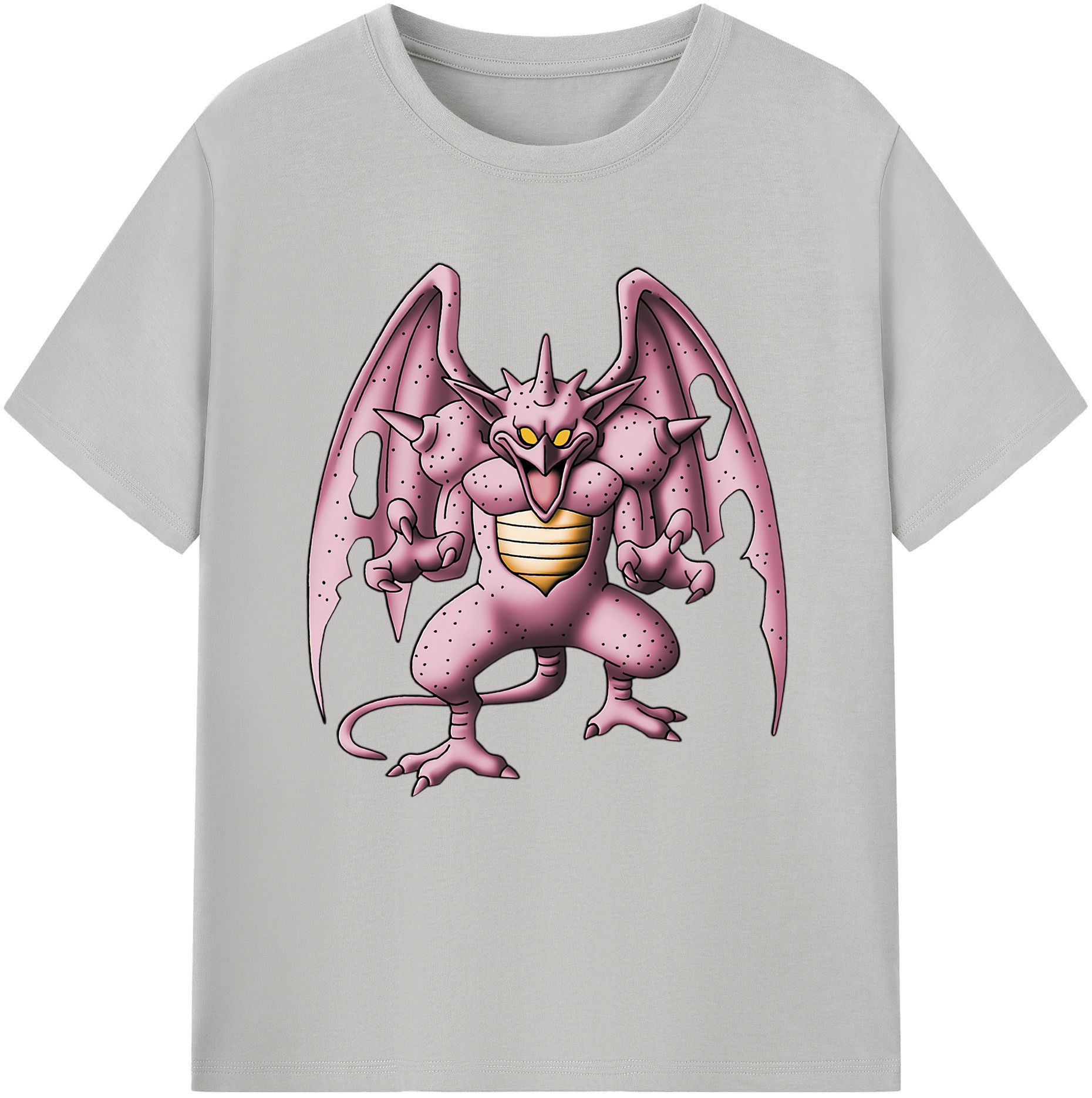 （画像用） ドラゴンクエスト Doragon Kuesuto Dragon Quest 綿100％半袖Tシャツ（フロントプリント）