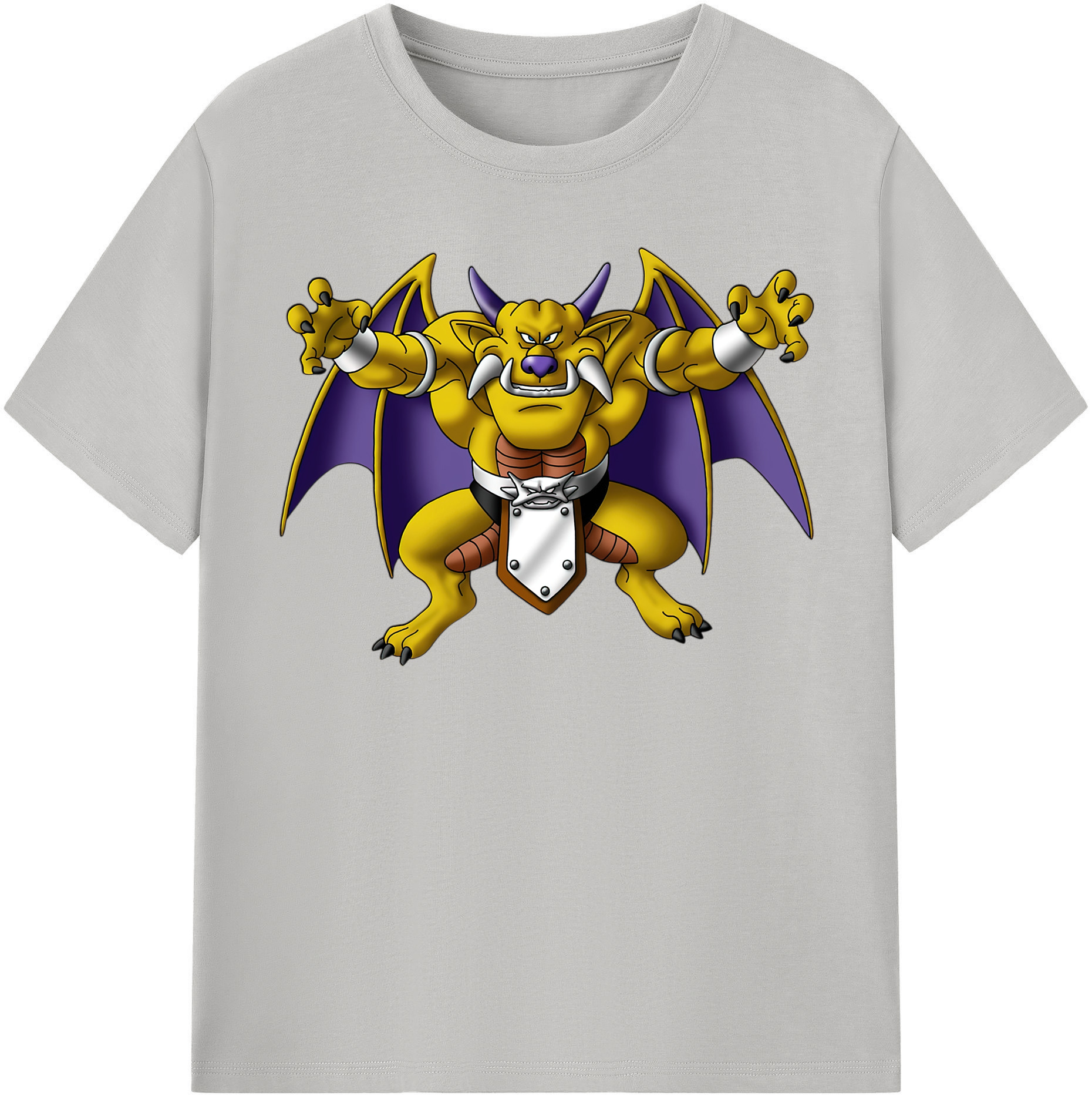 （画像用） ドラゴンクエスト Doragon Kuesuto Dragon Quest 綿100％半袖Tシャツ（フロントプリント）