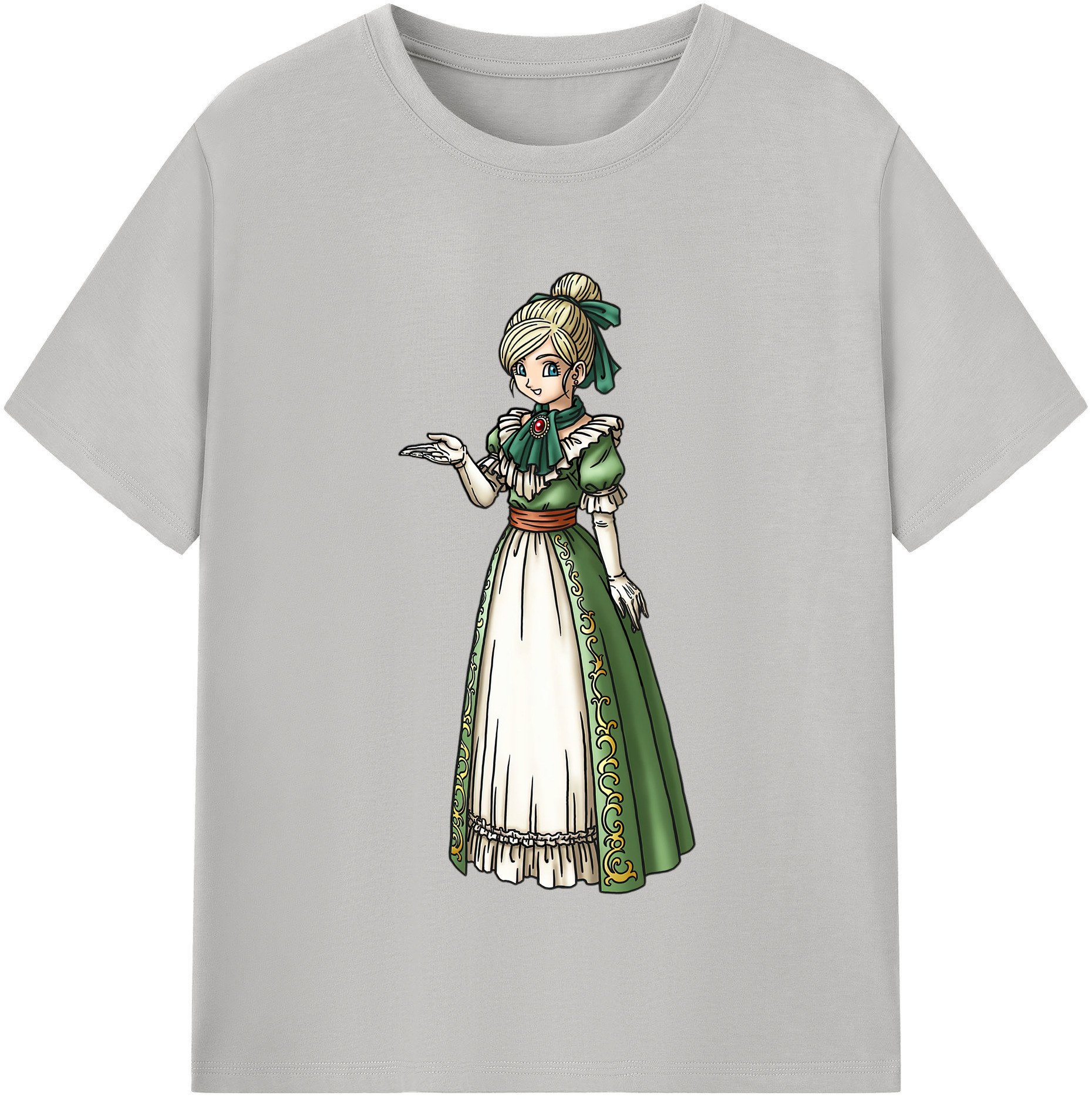（画像用） ドラゴンクエスト Doragon Kuesuto Dragon Quest 綿100％半袖Tシャツ（フロントプリント）