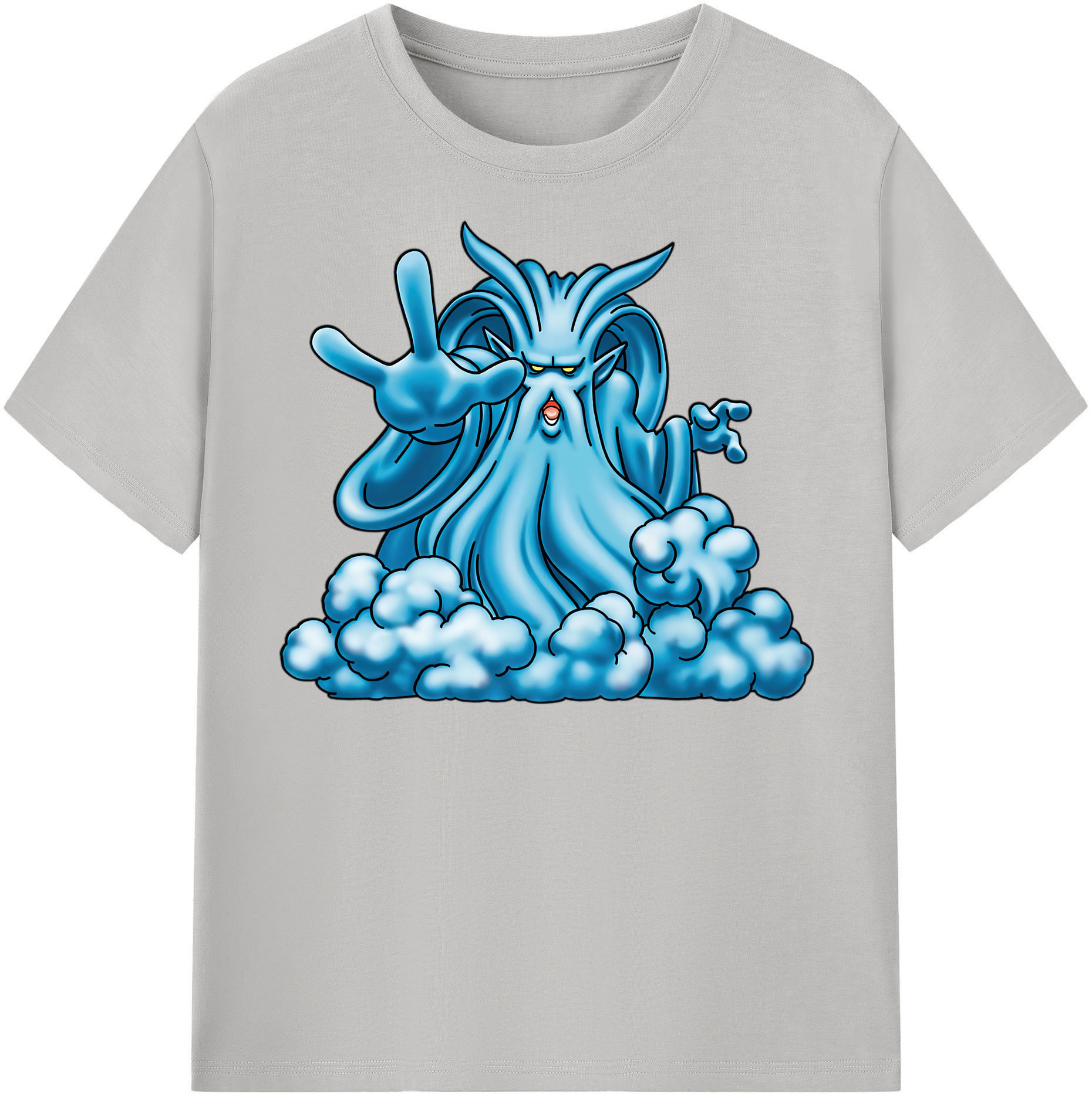 （画像用） ドラゴンクエスト Doragon Kuesuto Dragon Quest 綿100％半袖Tシャツ（フロントプリント）