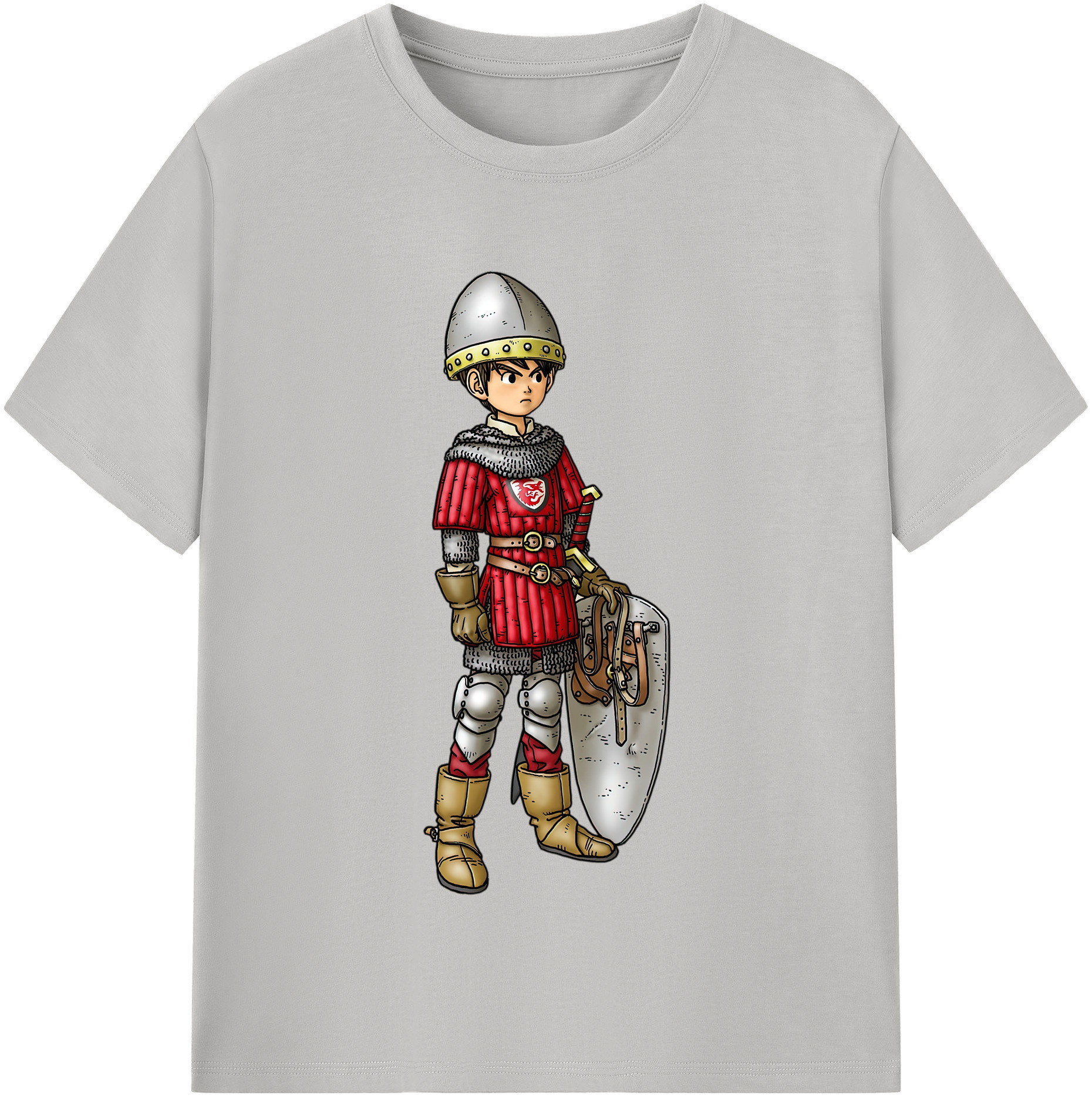 （画像用） ドラゴンクエスト Doragon Kuesuto Dragon Quest 綿100％半袖Tシャツ（フロントプリント）