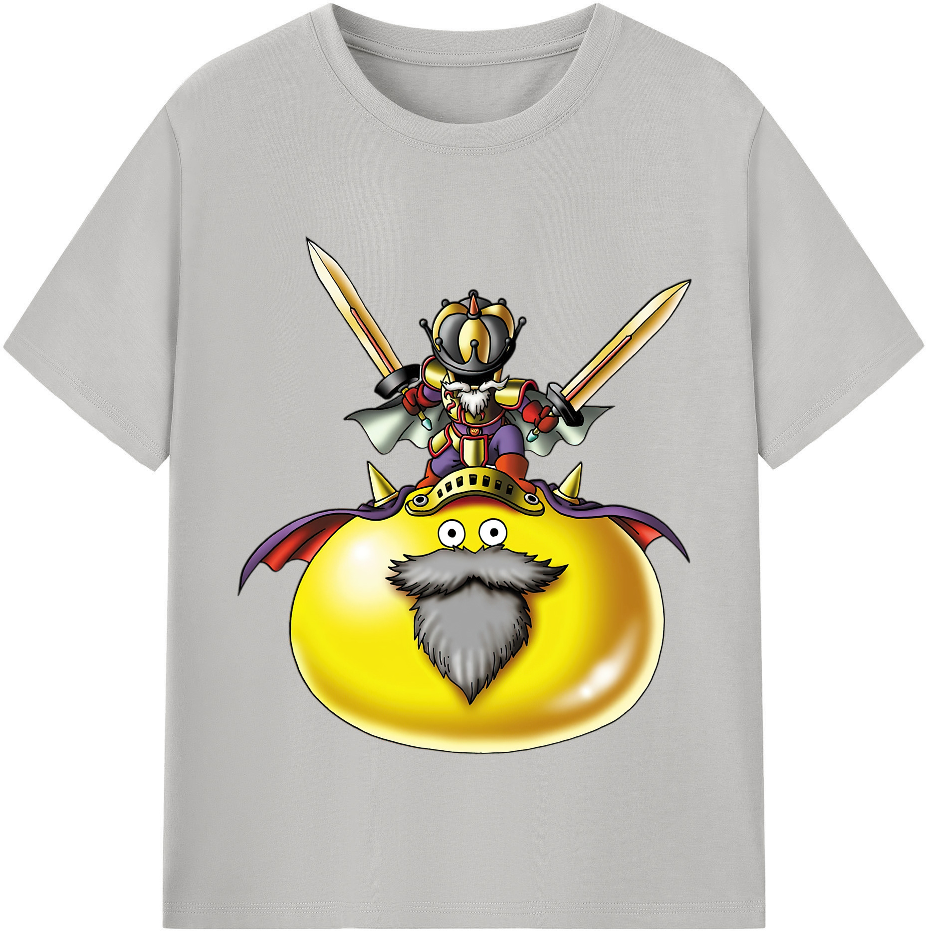 （画像用） ドラゴンクエスト Doragon Kuesuto Dragon Quest 綿100％半袖Tシャツ（フロントプリント）