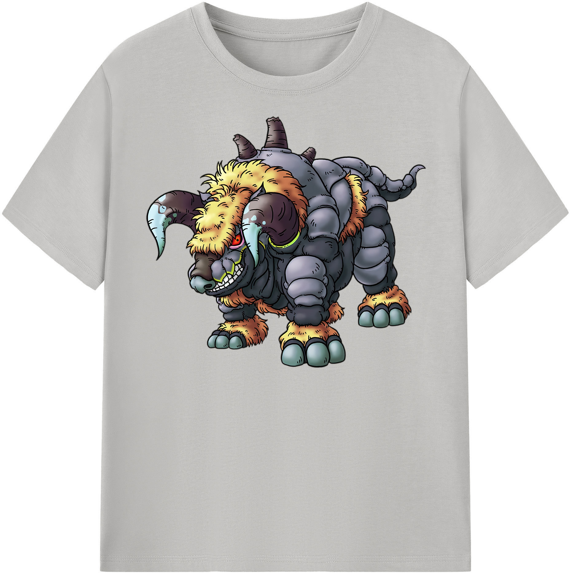（画像用） ドラゴンクエスト Doragon Kuesuto Dragon Quest 綿100％半袖Tシャツ（フロントプリント）