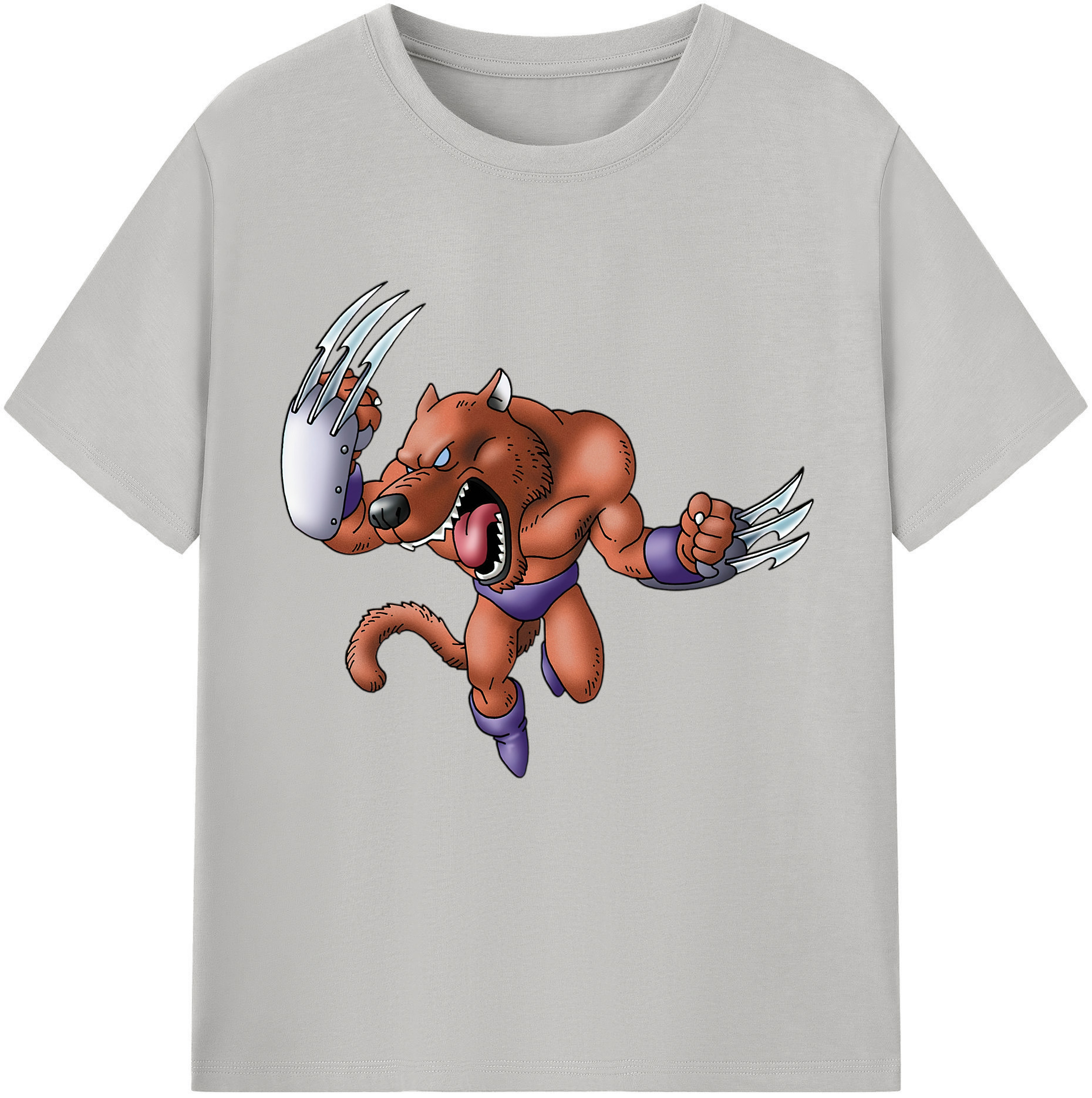 （画像用） ドラゴンクエスト Doragon Kuesuto Dragon Quest 綿100％半袖Tシャツ（フロントプリント）