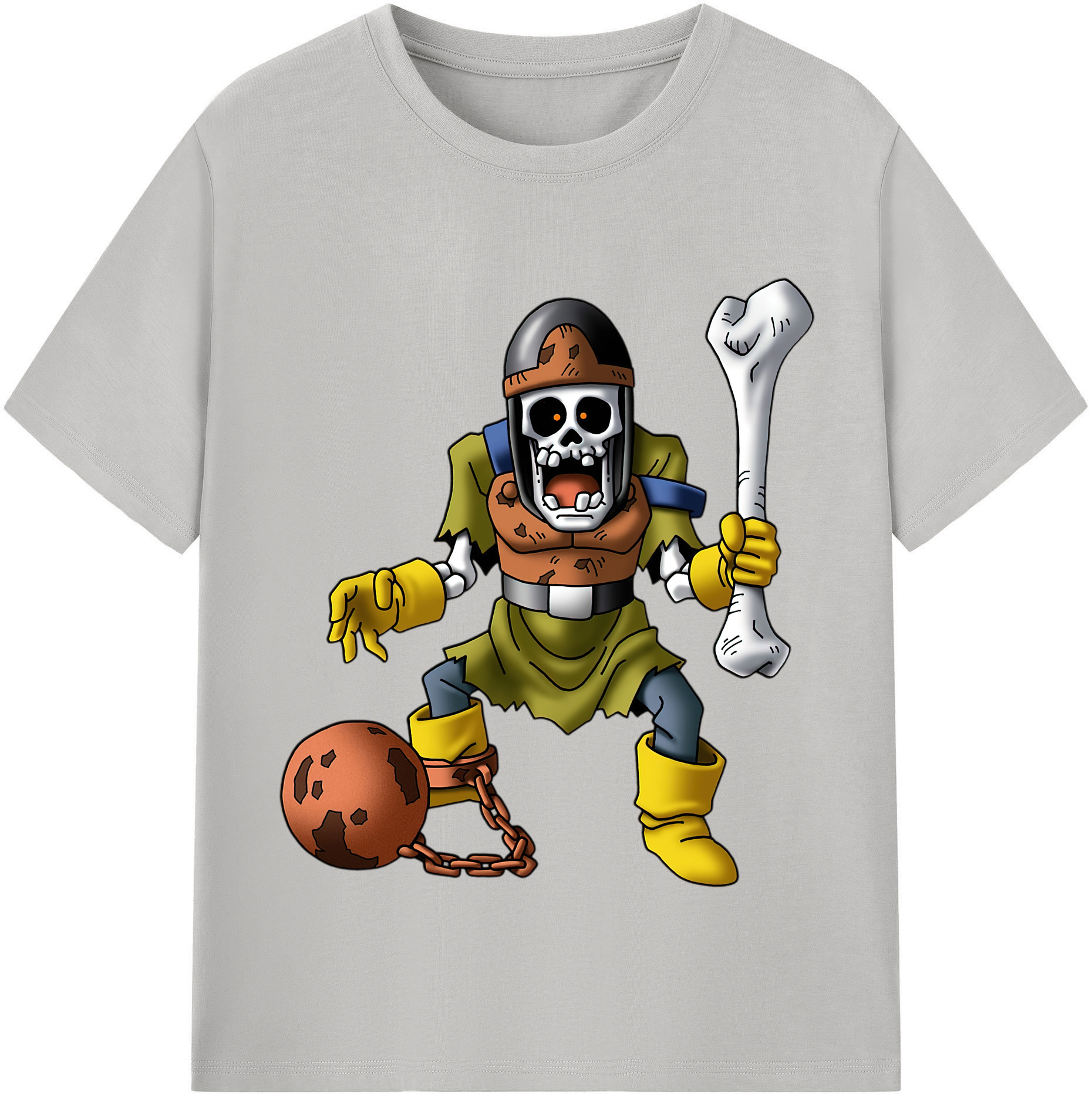 （画像用） ドラゴンクエスト Doragon Kuesuto Dragon Quest 綿100％半袖Tシャツ（フロントプリント）