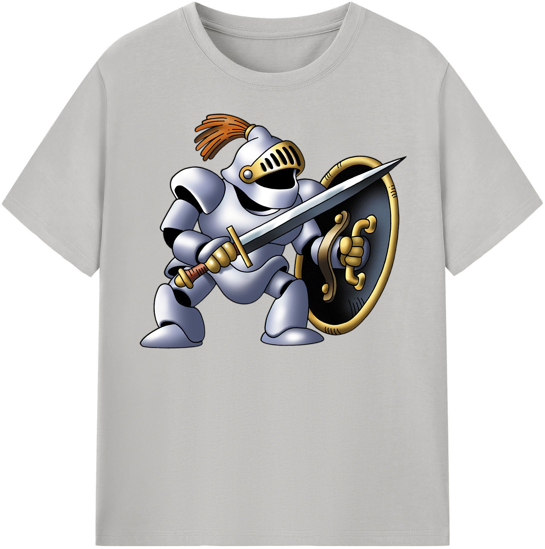 （画像用） ドラゴンクエスト Doragon Kuesuto Dragon Quest 綿100％半袖Tシャツ（フロントプリント）
