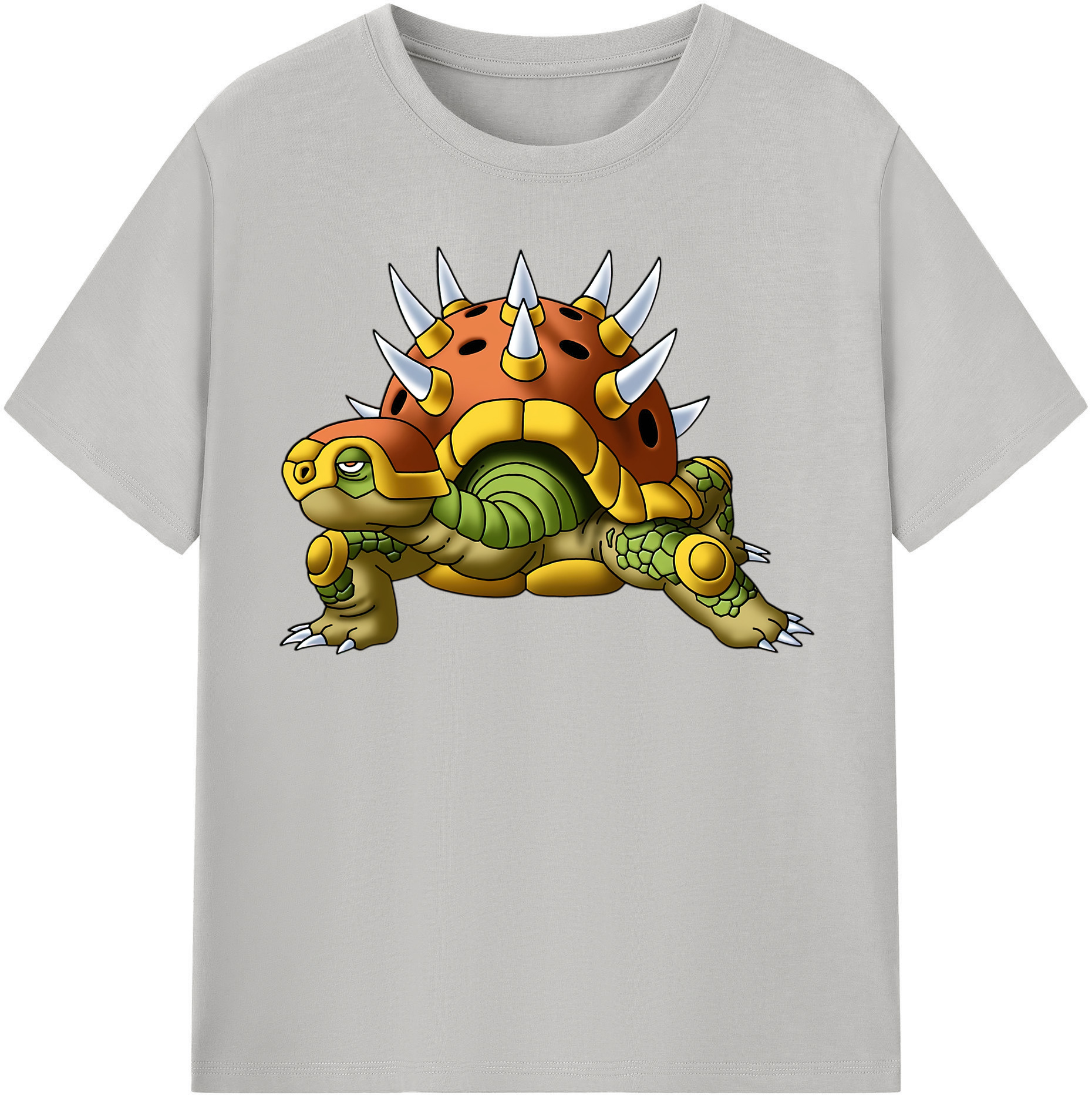（画像用） ドラゴンクエスト Doragon Kuesuto Dragon Quest 綿100％半袖Tシャツ（フロントプリント）