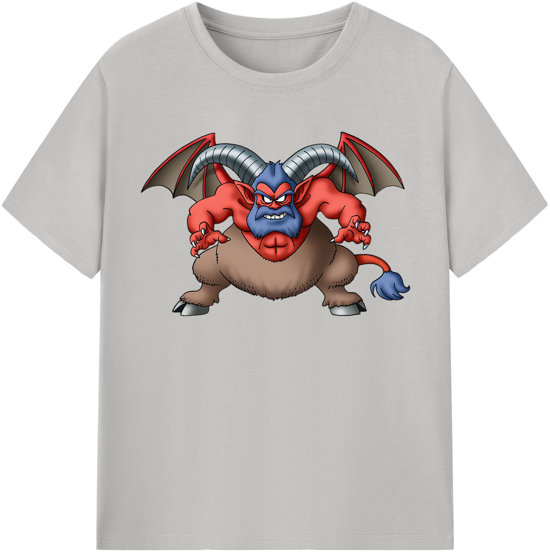 （画像用） ドラゴンクエスト Doragon Kuesuto Dragon Quest 綿100％半袖Tシャツ（フロントプリント）