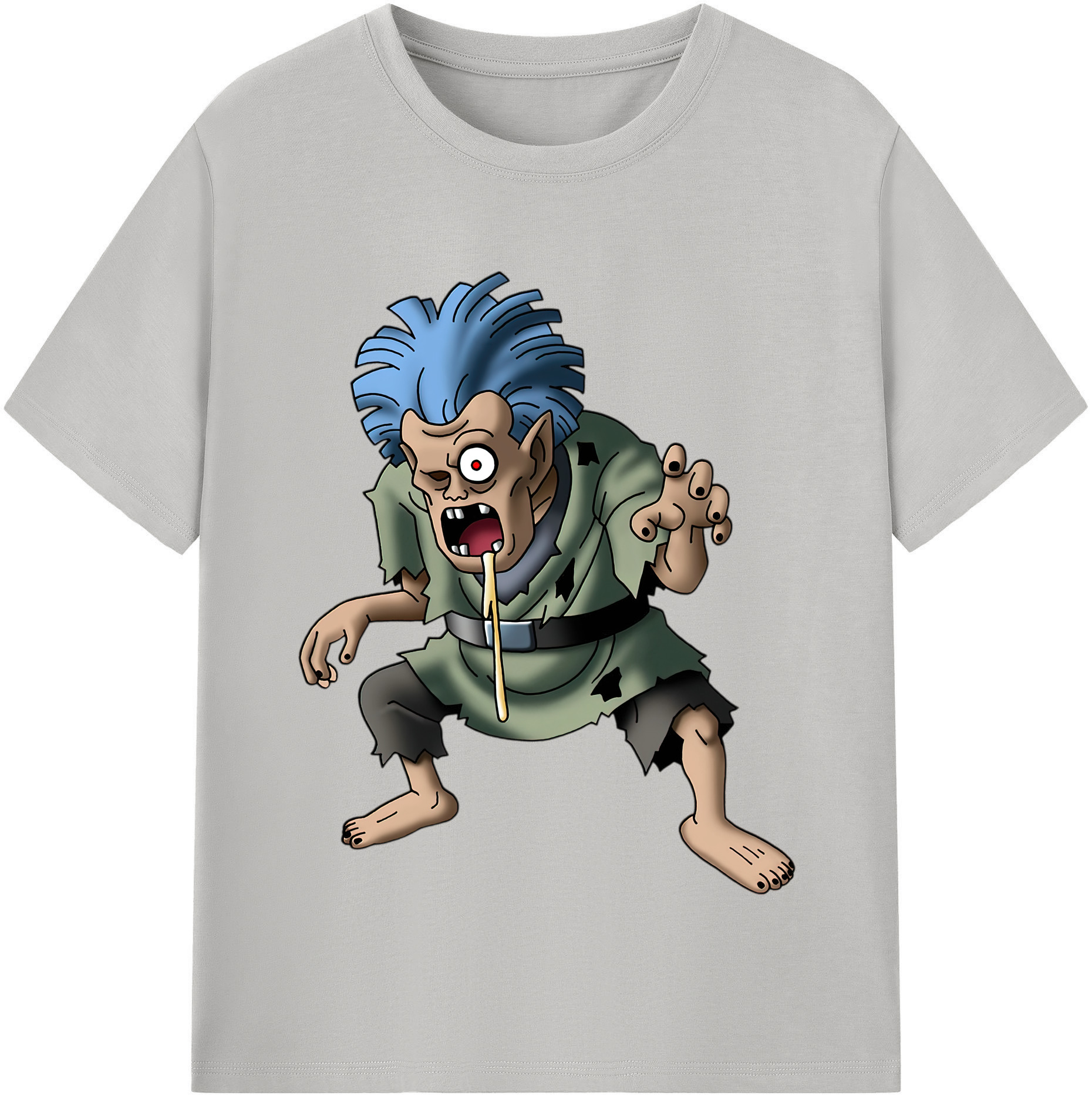 （画像用） ドラゴンクエスト Doragon Kuesuto Dragon Quest 綿100％半袖Tシャツ（フロントプリント）