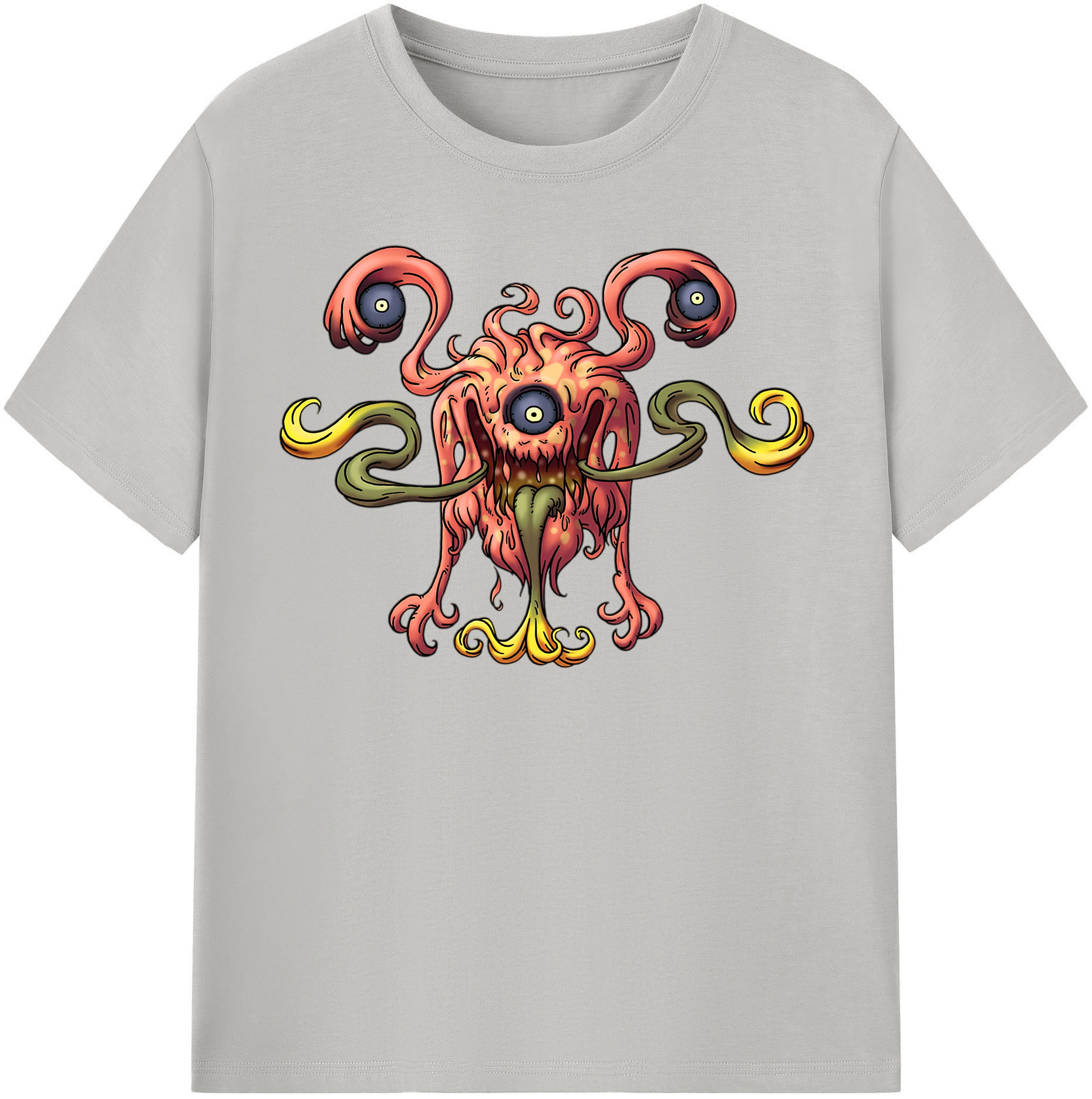 （画像用） ドラゴンクエスト Doragon Kuesuto Dragon Quest 綿100％半袖Tシャツ（フロントプリント）