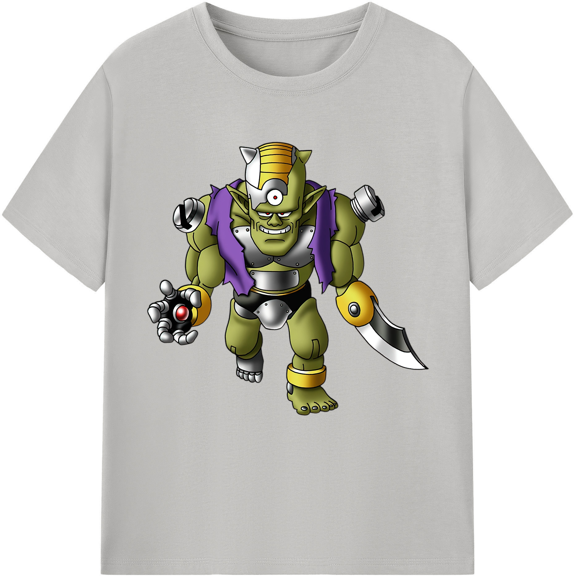 （画像用） ドラゴンクエスト Doragon Kuesuto Dragon Quest 綿100％半袖Tシャツ（フロントプリント）