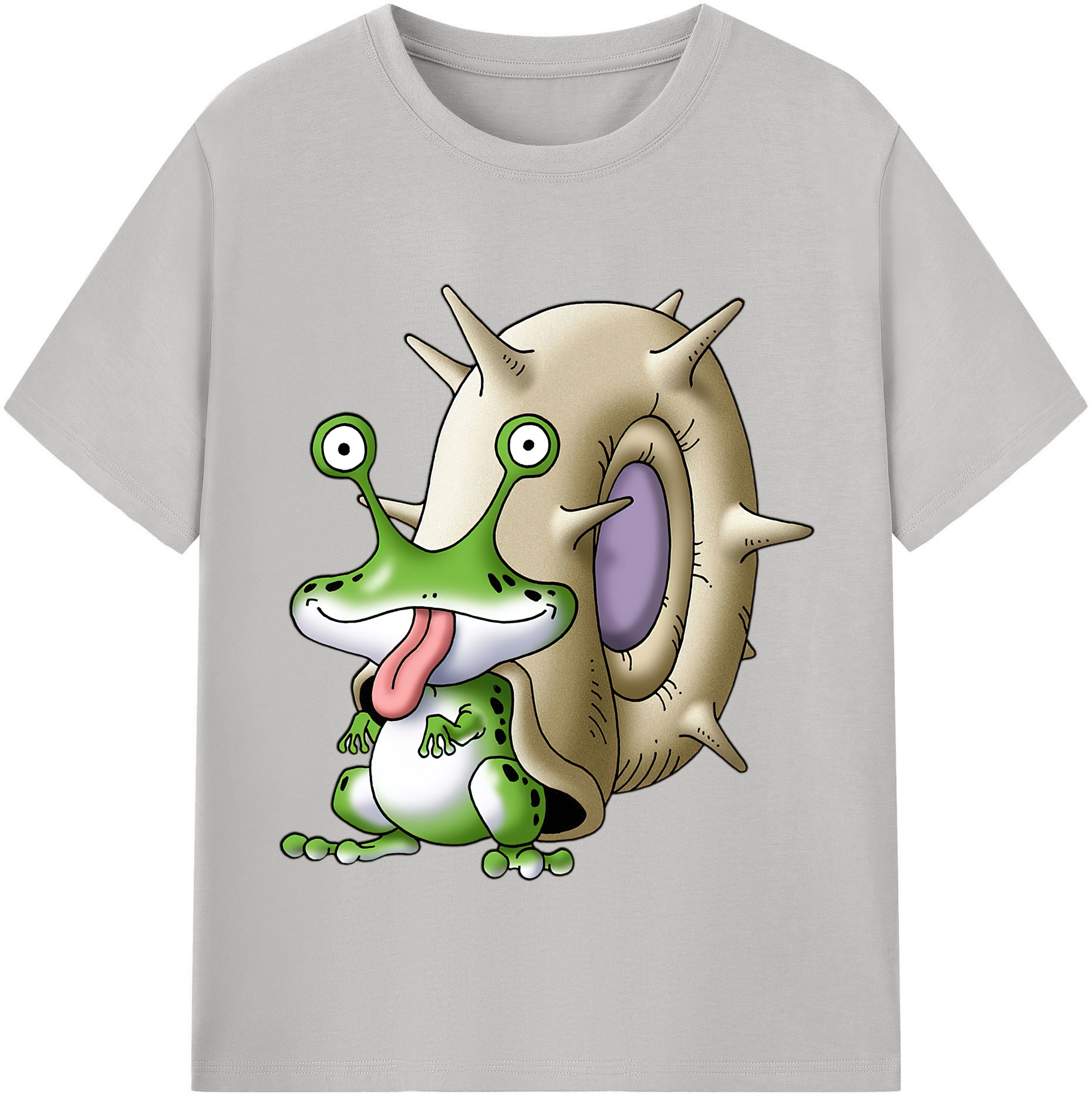 （画像用） ドラゴンクエスト Doragon Kuesuto Dragon Quest 綿100％半袖Tシャツ（フロントプリント）