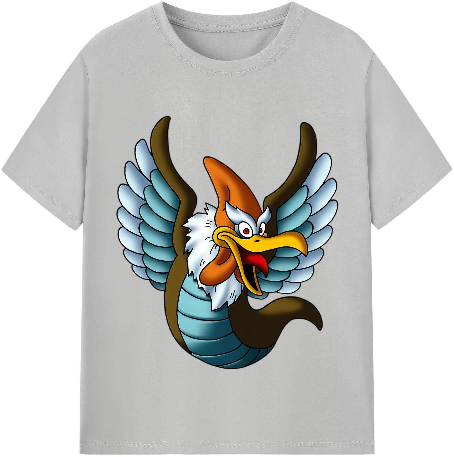 （画像用） ドラゴンクエスト Doragon Kuesuto Dragon Quest 綿100％半袖Tシャツ（フロントプリント）