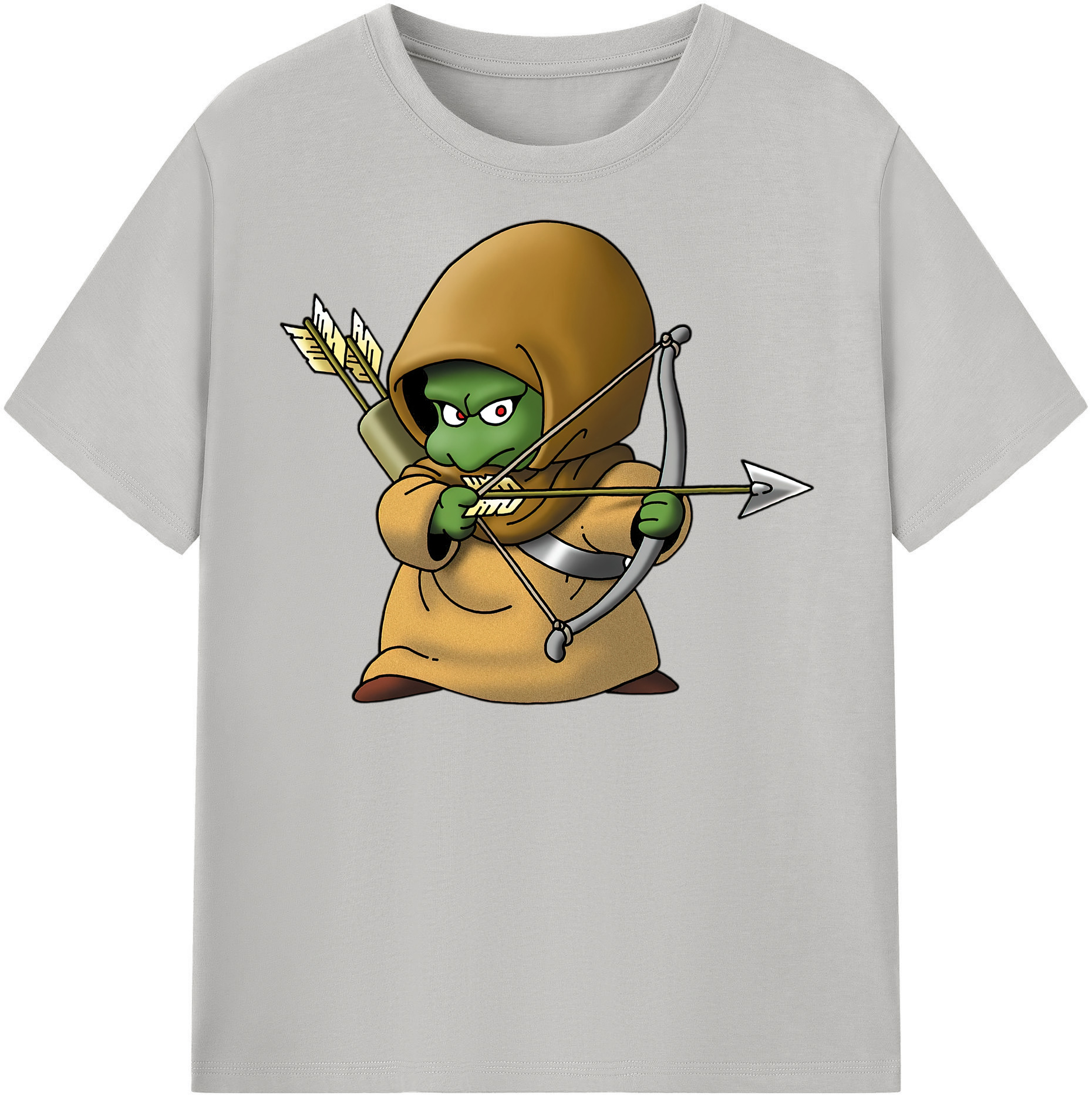 （画像用） ドラゴンクエスト Doragon Kuesuto Dragon Quest 綿100％半袖Tシャツ（フロントプリント）