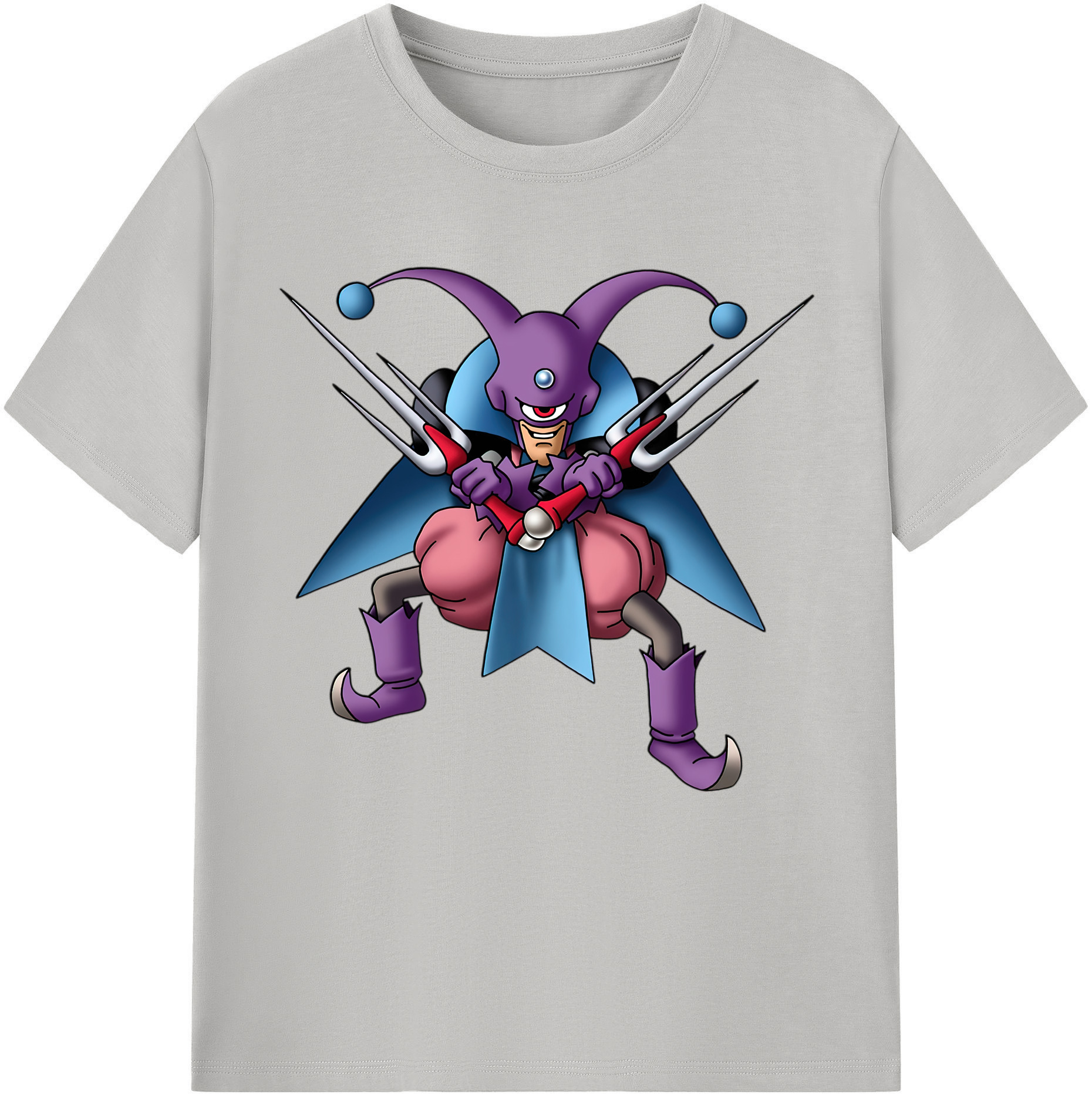 （画像用） ドラゴンクエスト Doragon Kuesuto Dragon Quest 綿100％半袖Tシャツ（フロントプリント）