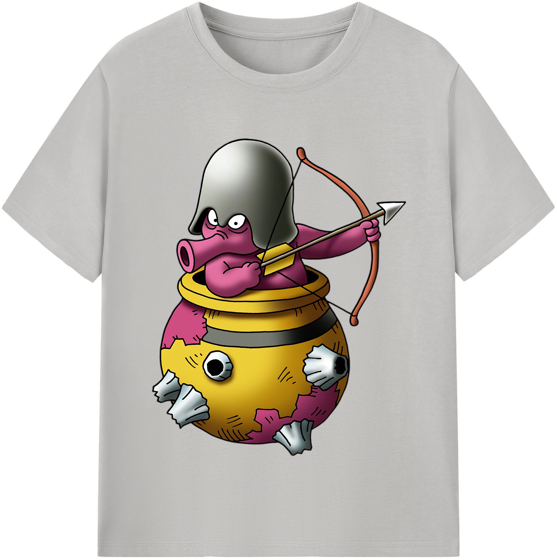 （画像用） ドラゴンクエスト Doragon Kuesuto Dragon Quest 綿100％半袖Tシャツ（フロントプリント）