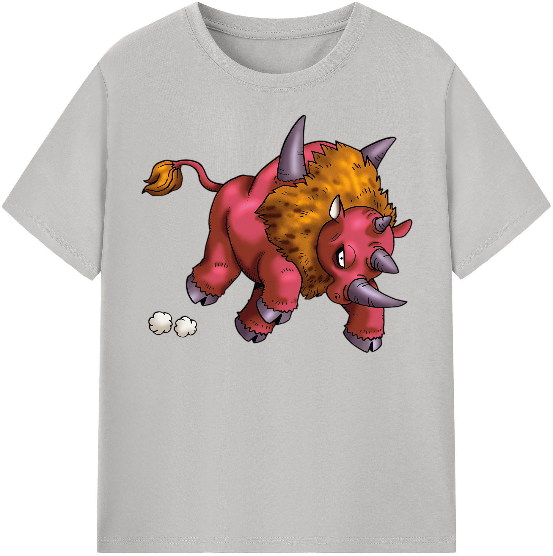 （画像用） ドラゴンクエスト Doragon Kuesuto Dragon Quest 綿100％半袖Tシャツ（フロントプリント）