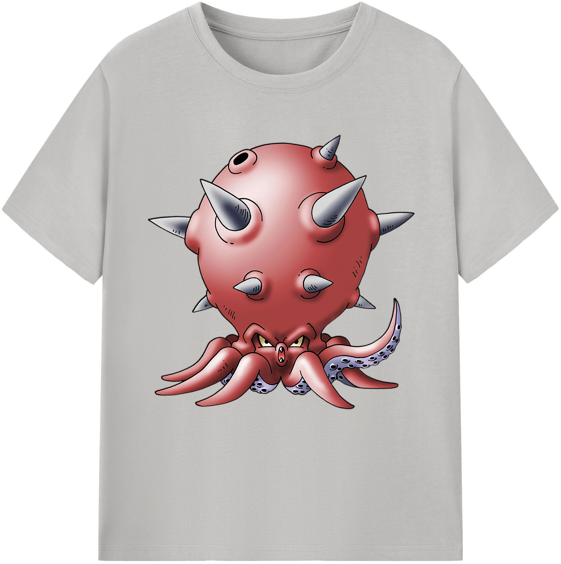 （画像用） ドラゴンクエスト Doragon Kuesuto Dragon Quest 綿100％半袖Tシャツ（フロントプリント）