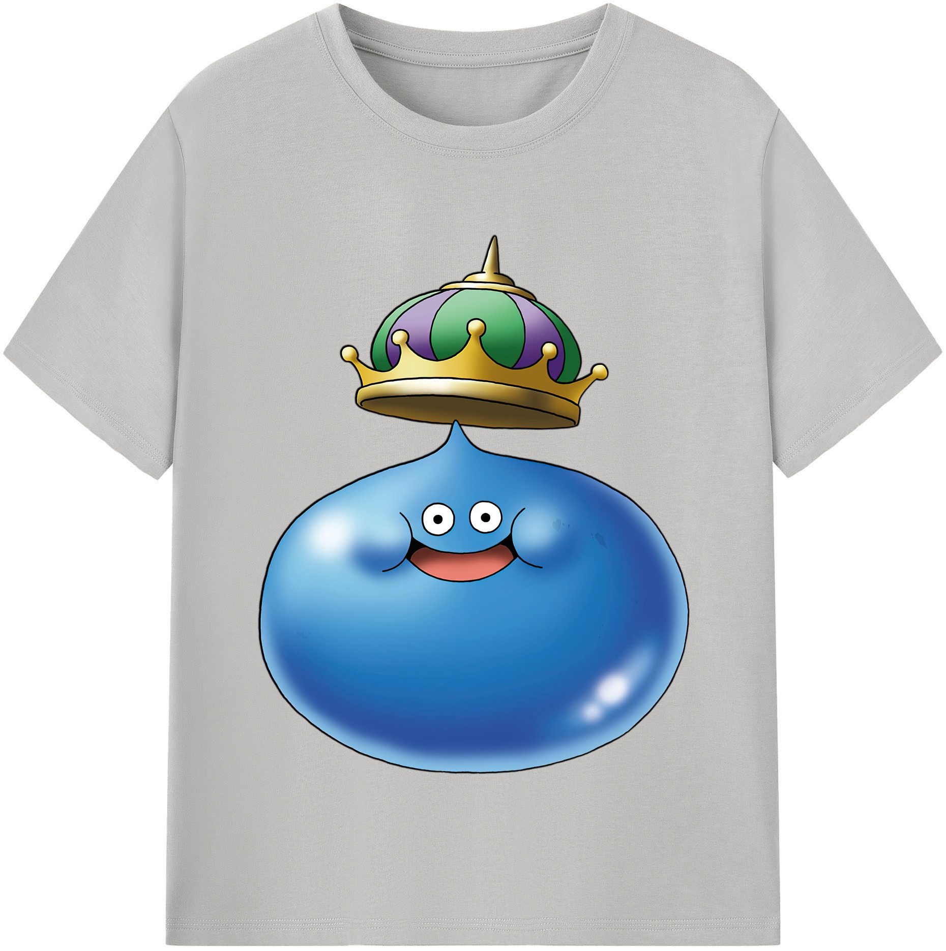 （画像用） ドラゴンクエスト Doragon Kuesuto Dragon Quest 綿100％半袖Tシャツ（フロントプリント）